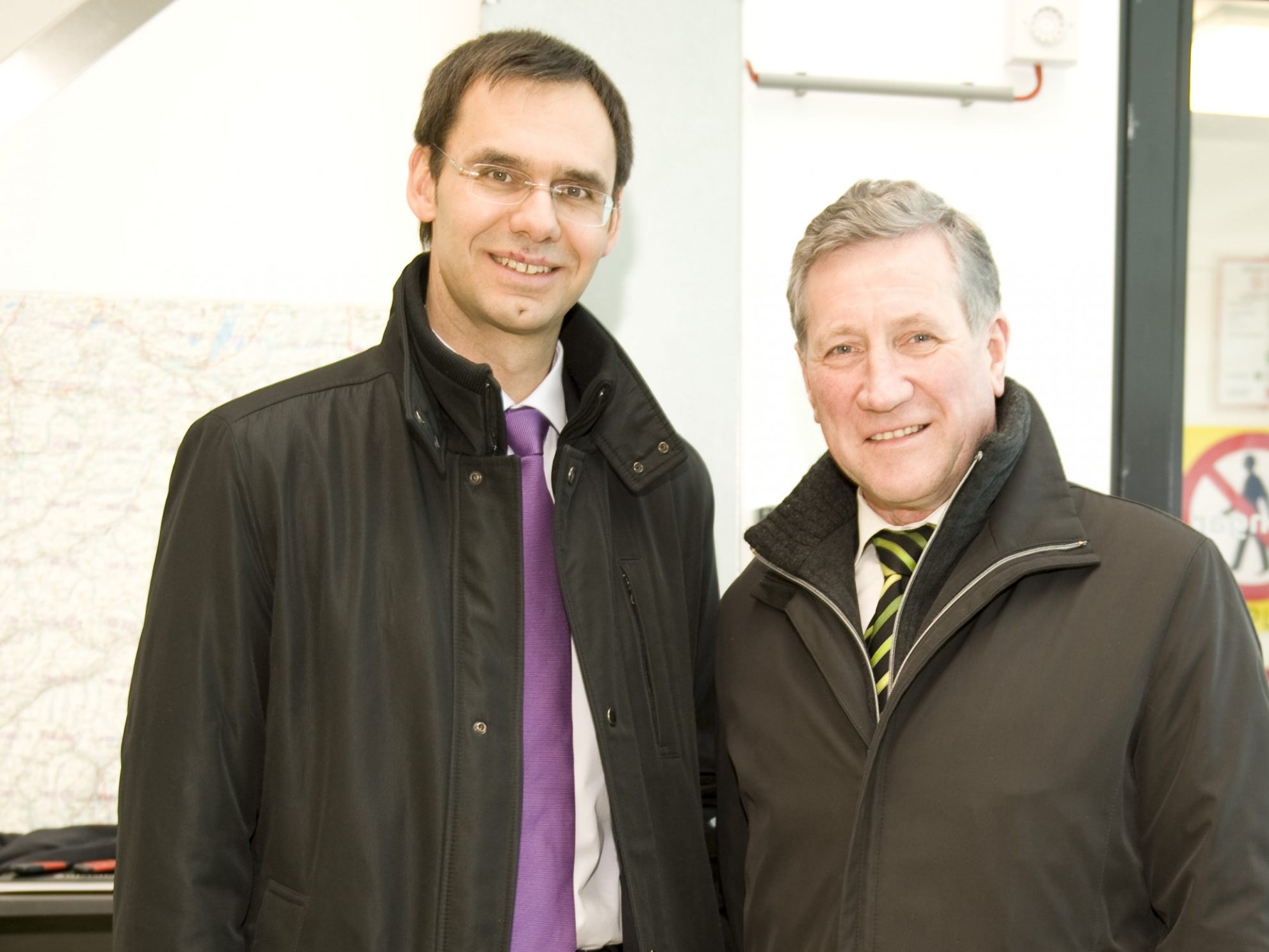 LH Markus Wallner und LR Erich Schwärzler.