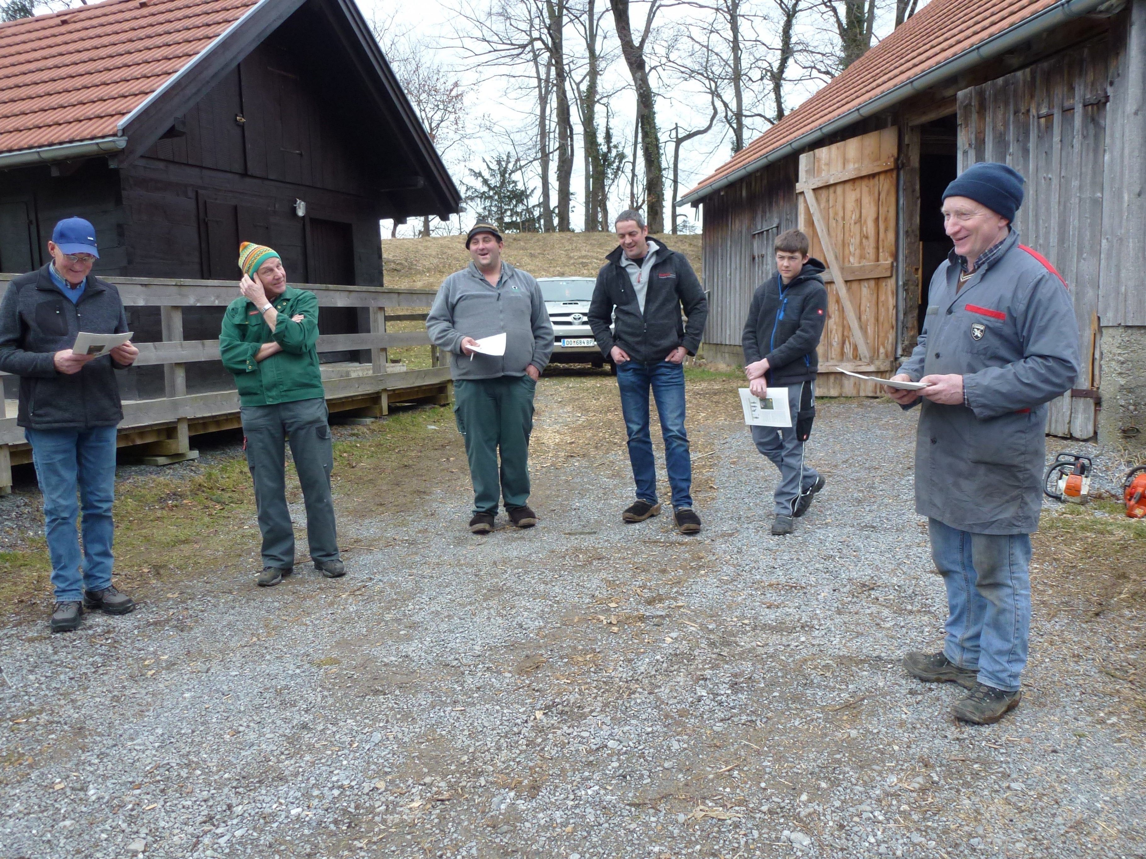 Mitglieder vom OGV Ems-Reute