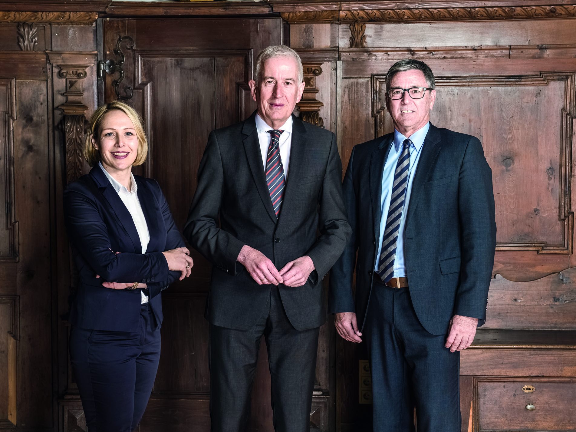 Bürgermeister Mag. Wilfried Berchtold mit Stadträtin Mag. Gudrun Petz-Bechter und Vizebürgermeister Wolfgang Matt. Bürgermeister Mag. Wilfried Berchtold mit Stadträtin Mag. Gudrun Petz-Bechter und Vizebürgermeister Wolfgang Matt.
