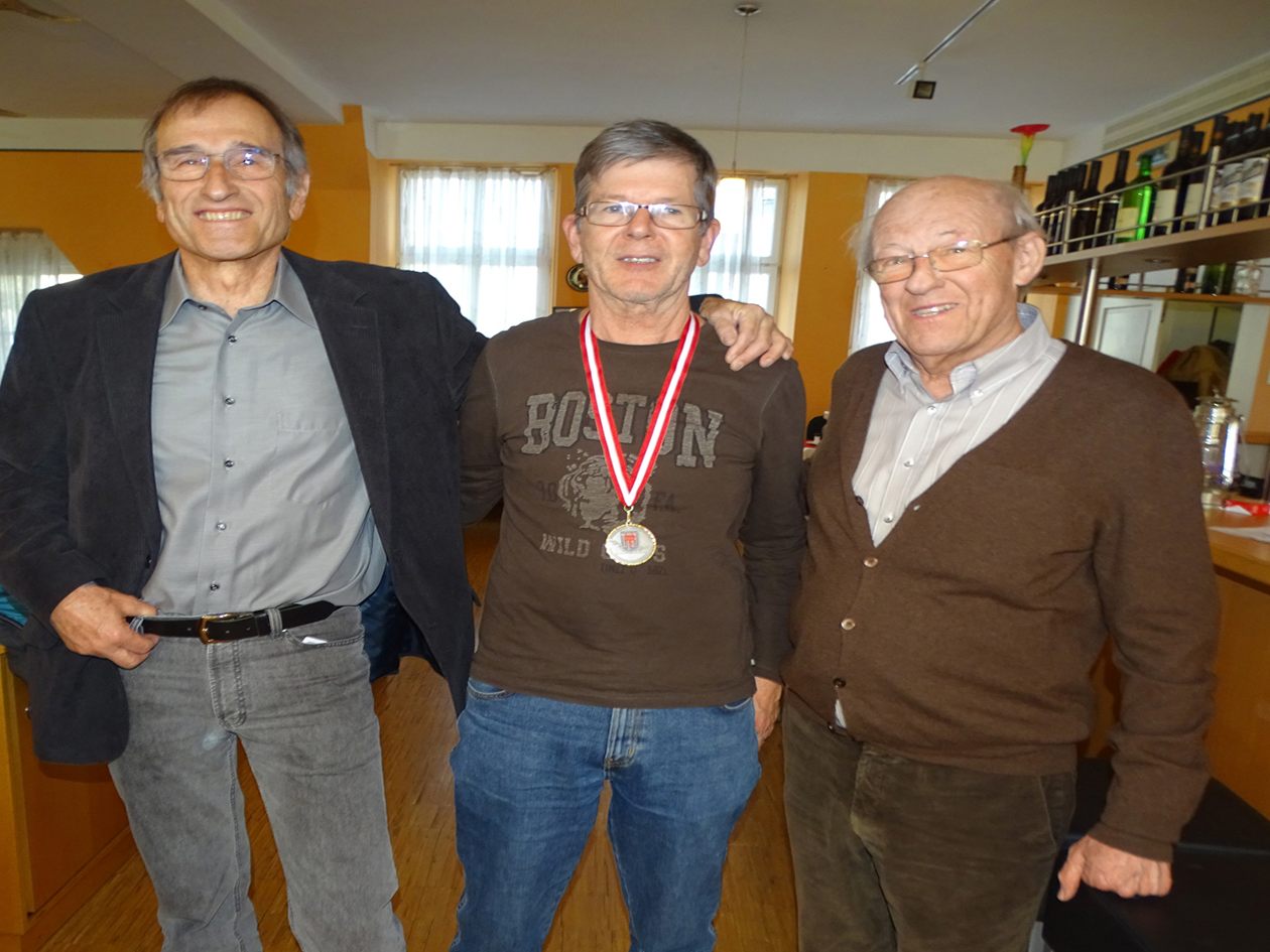 Das Lustenauer Team mit Erich Peterlunger, Wolfgang Alge und Manfred Riedmann (v.l.) belegte Platz 2. Das Lustenauer Team mit Erich Peterlunger, Wolfgang Alge und Manfred Riedmann (v.l.) belegte Platz 2.