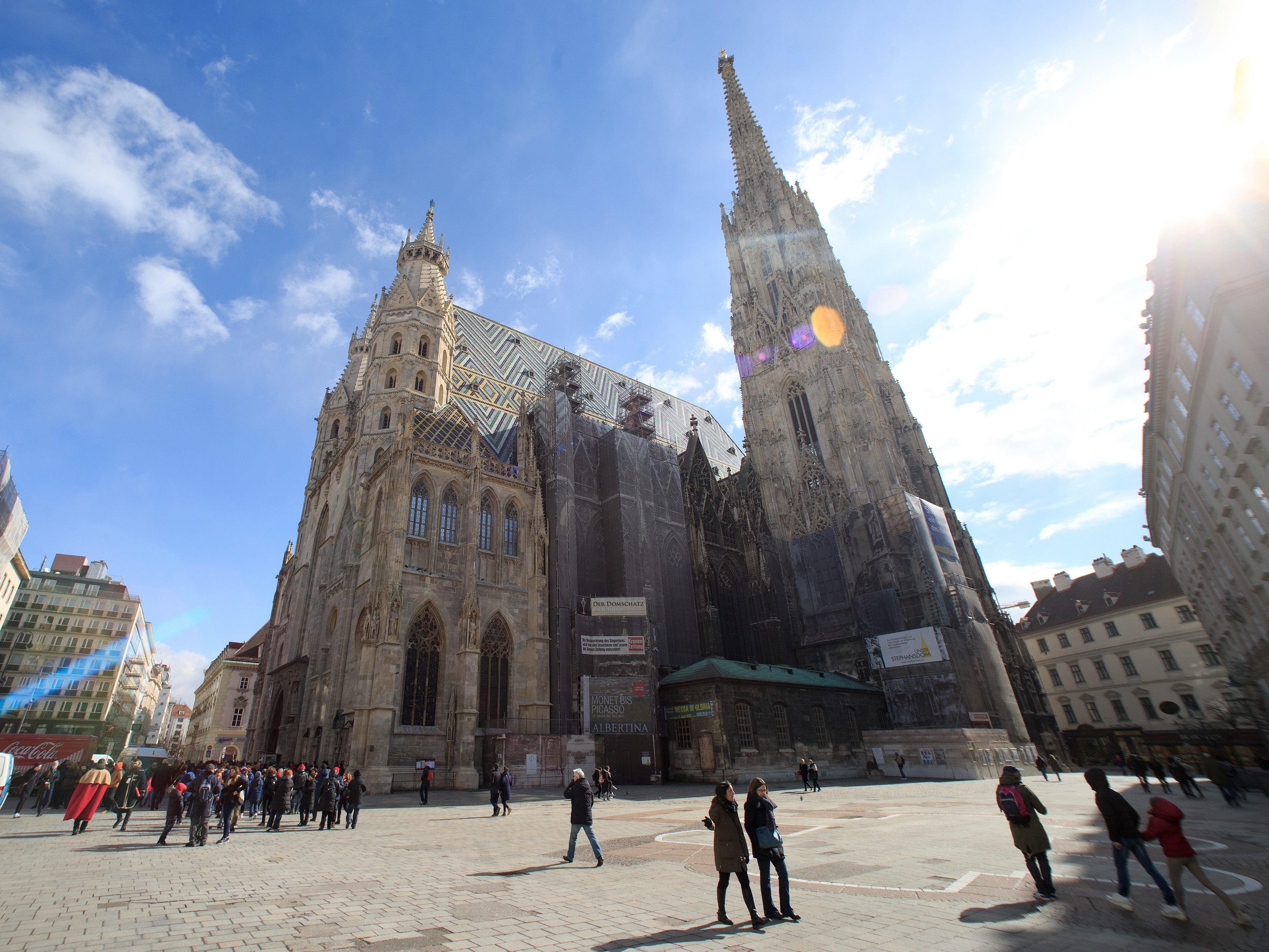 Frost und Kälte setzen dem Stephansdom zu