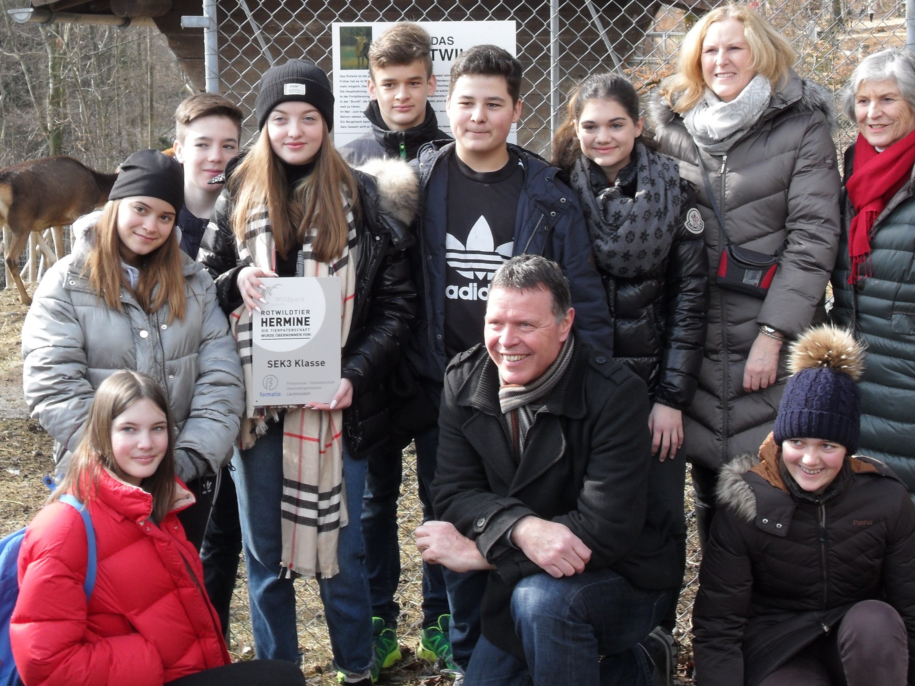 Wieder eine neue Wildpatenschaft im Wildpark. Wieder eine neue Wildpatenschaft im Wildpark.