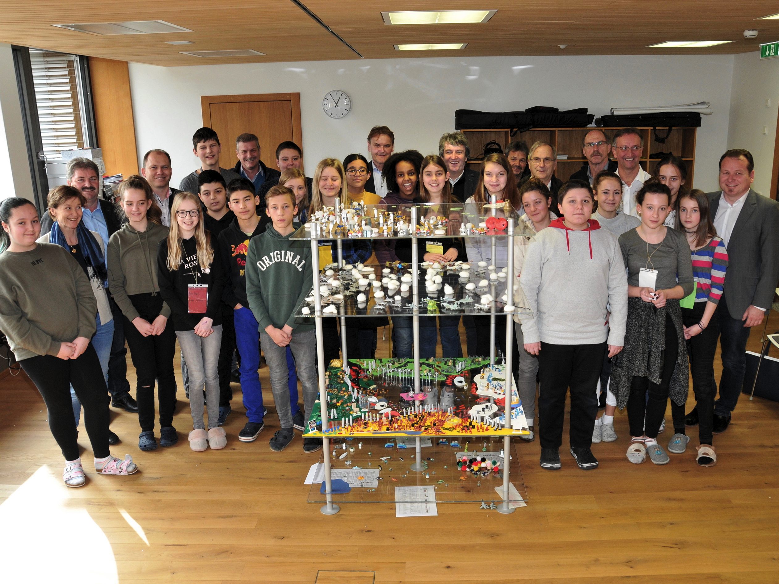 World Peace Game an der UNESCO-Mittelschule Bürs