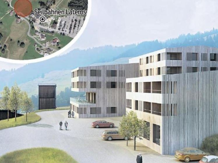 So dürfte das neue JUFA-Hotel in Laterns bei der Talstation Gapfohl aussehen. Baubeginn ist wahrscheinlich im Herbst 2018. So dürfte das neue JUFA-Hotel in Laterns bei der Talstation Gapfohl aussehen. Baubeginn ist wahrscheinlich im Herbst 2018.
