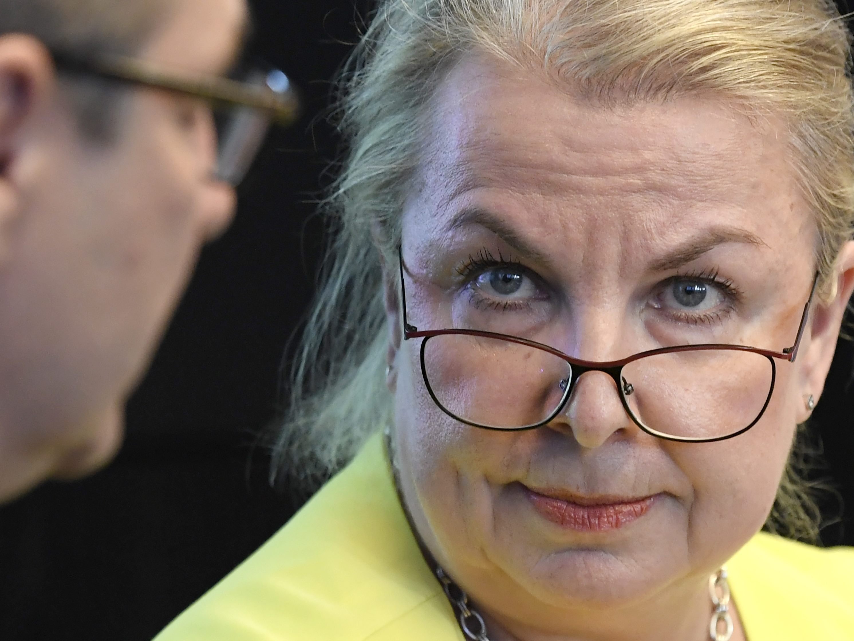 Beate Hartinger-Klein stellte das neue Arbeitsprogramm vor.