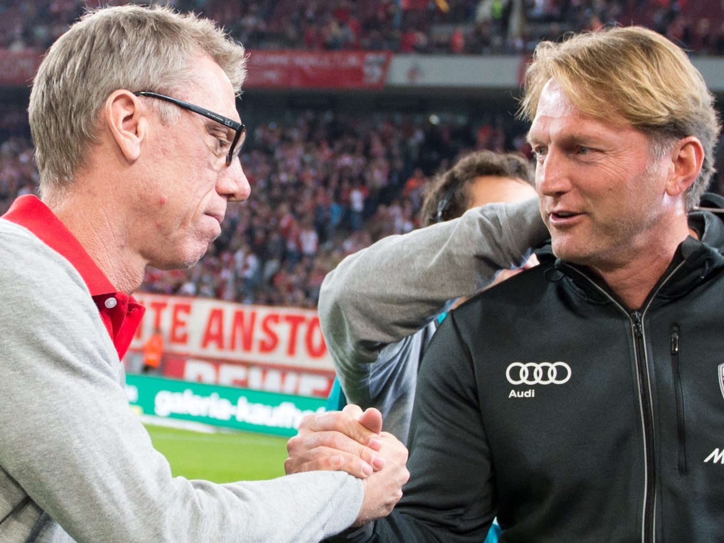 "Trainer-Duell": Peter Stöger gegen Ralph Hasenhüttl. "Trainer-Duell": Peter Stöger gegen Ralph Hasenhüttl.
