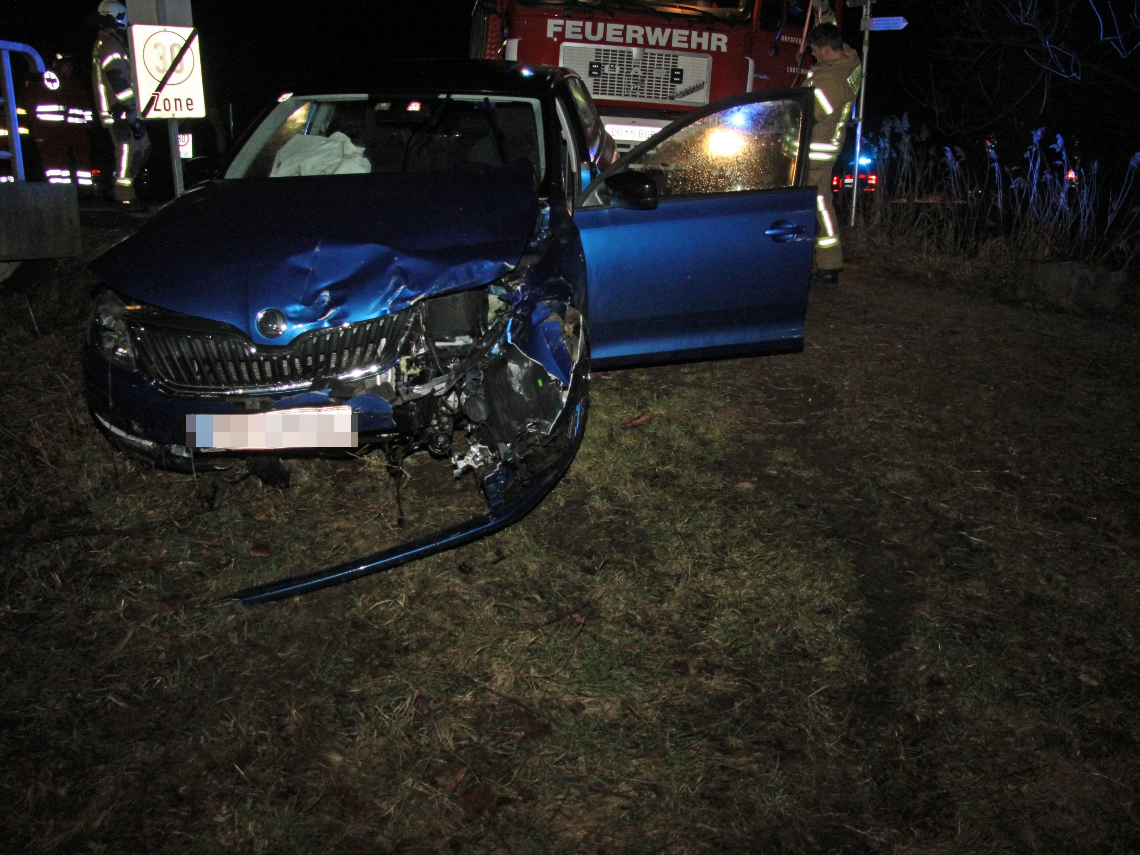 Unfalllenker flüchtete von der Unfallstelle Unfalllenker flüchtete von der Unfallstelle