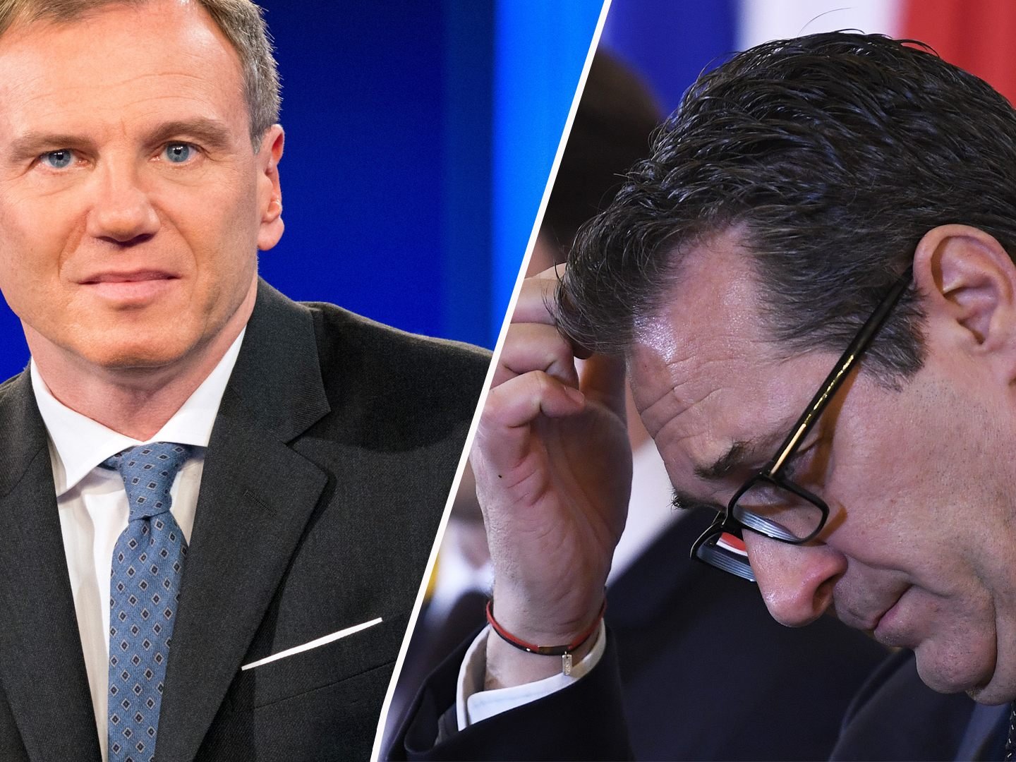 Vizekanzler Heinz-Christian Strache entschuldigt sich öffentlich bei ZIB 2-Moderator Armin Wolf. Vizekanzler Heinz-Christian Strache entschuldigt sich öffentlich bei ZIB 2-Moderator Armin Wolf.