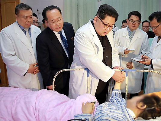 Kim Jong Un brachte seinen "bitteren Schmerz" zum Ausdruck