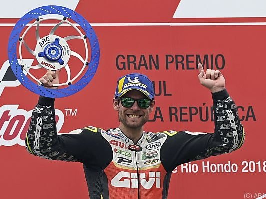 Cal Crutchlow holte sich mit dem Sieg die WM-Führung Cal Crutchlow holte sich mit dem Sieg die WM-Führung