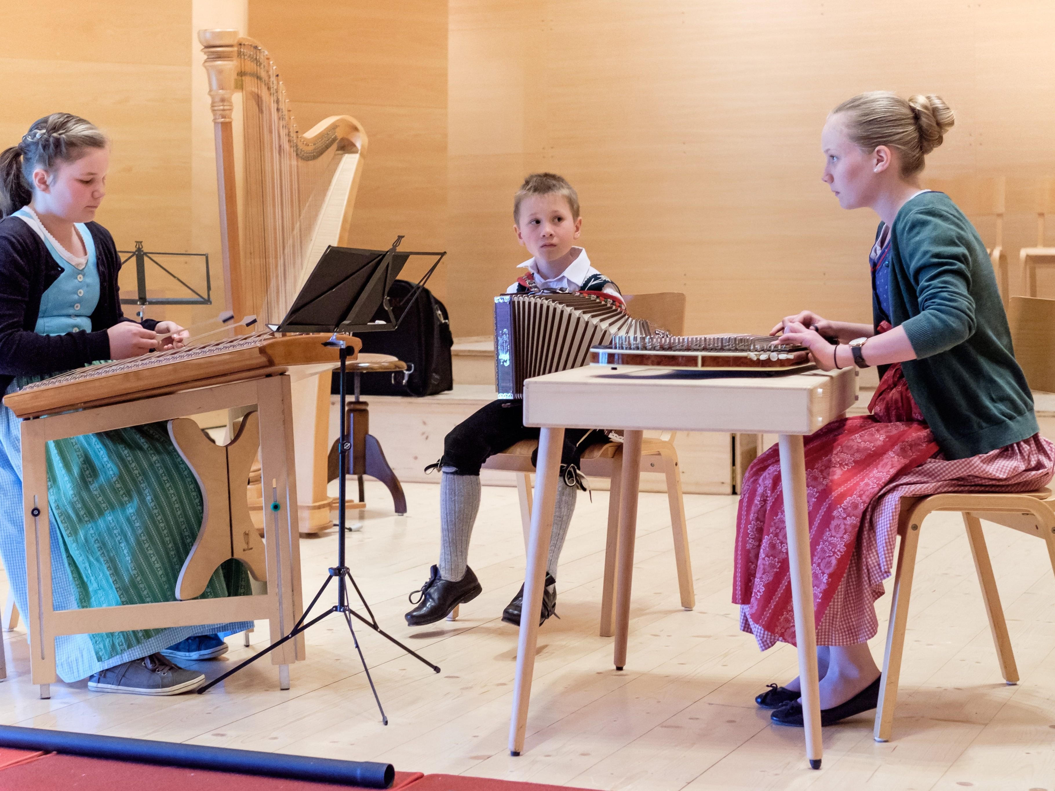 Musikschule Bregenzerwald präsentiert regionalbezogene Musikauswahl.