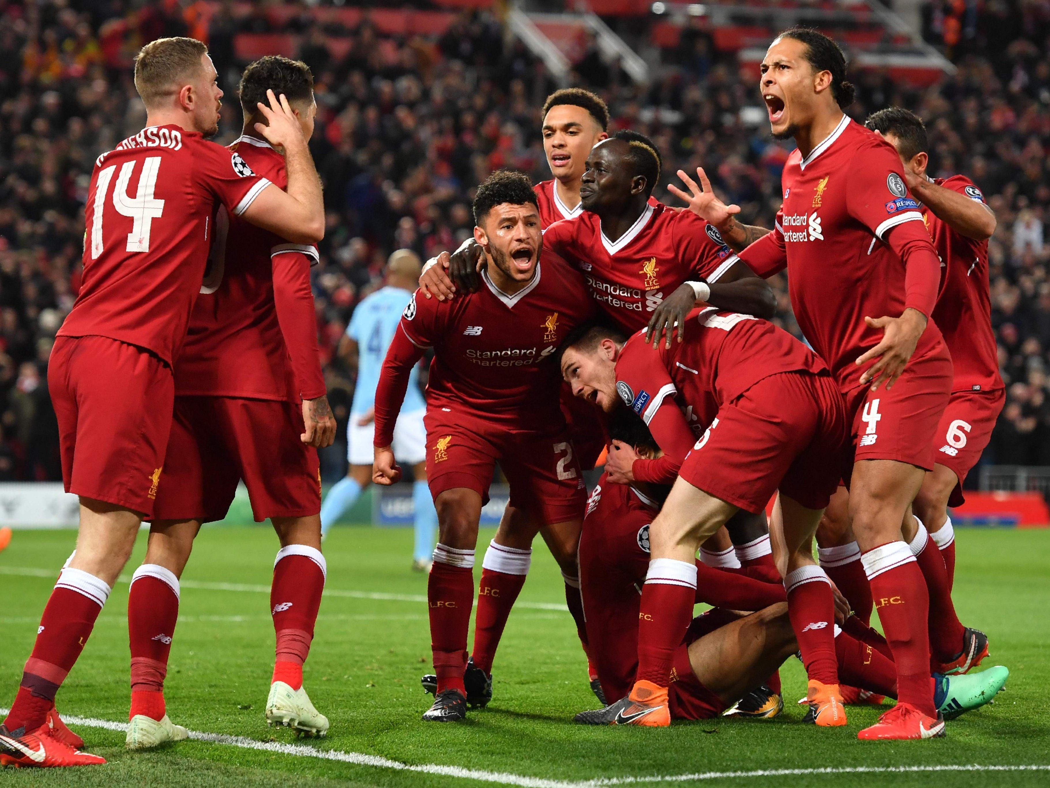 Dank einer starken ersten Halbzeit feierte der FC Liverpool einen klaren Sieg gegen Manchester City. Dank einer starken ersten Halbzeit feierte der FC Liverpool einen klaren Sieg gegen Manchester City.