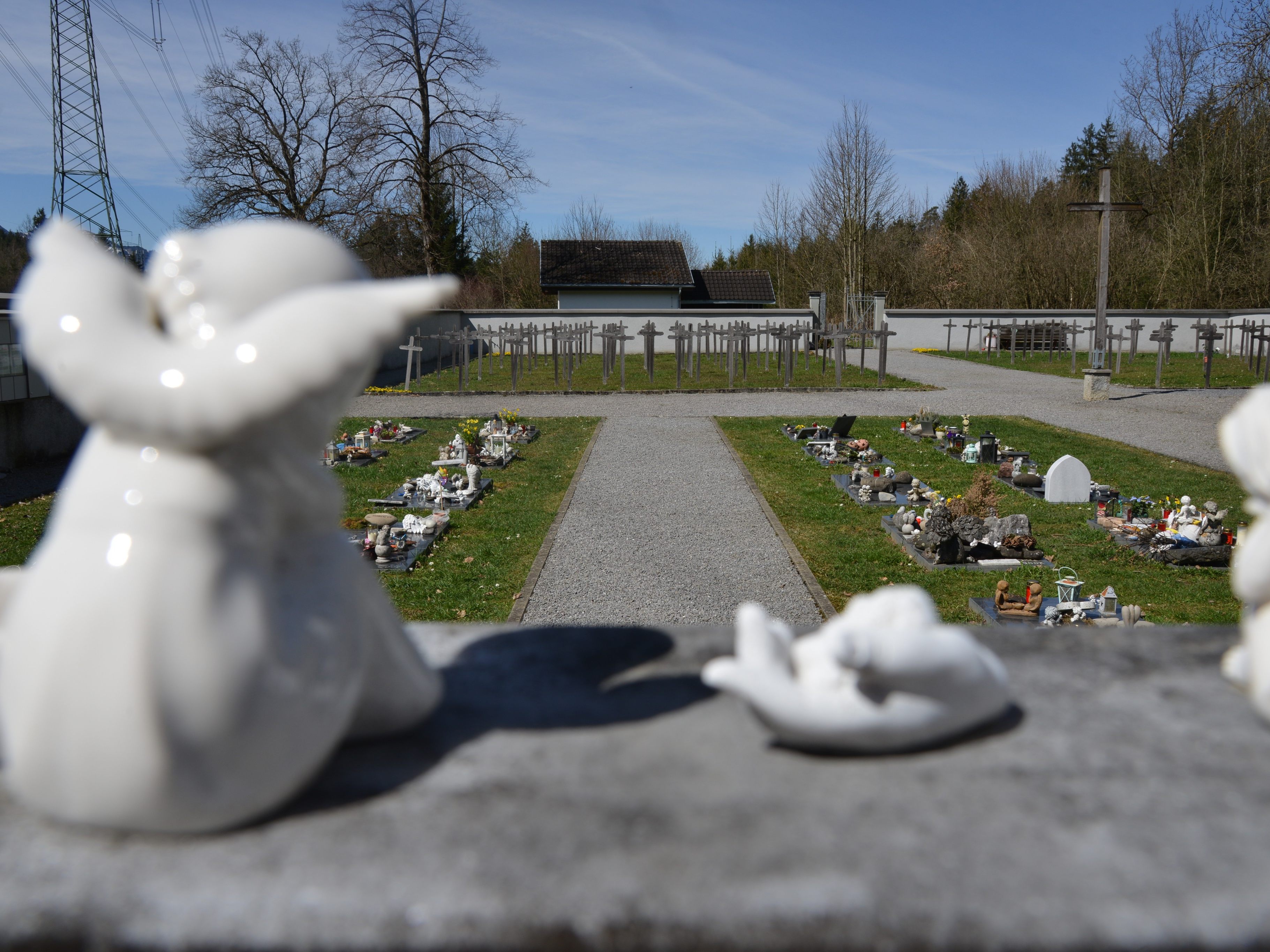 Friedhof für frühverstorbene Kinder in Rankweil. Friedhof für frühverstorbene Kinder in Rankweil.