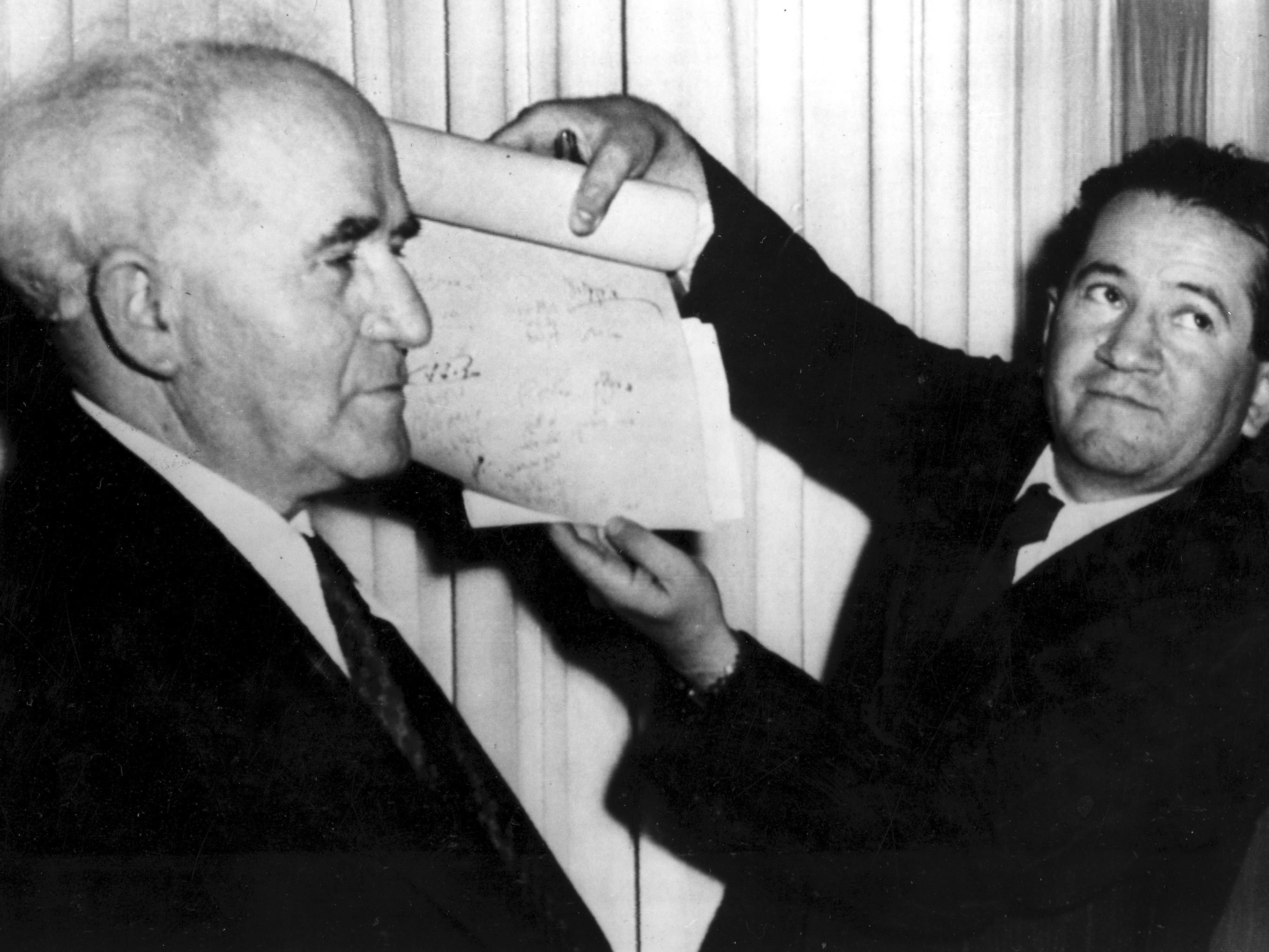 1948 gründete Ben-Gurion den modernen Staat Israel.