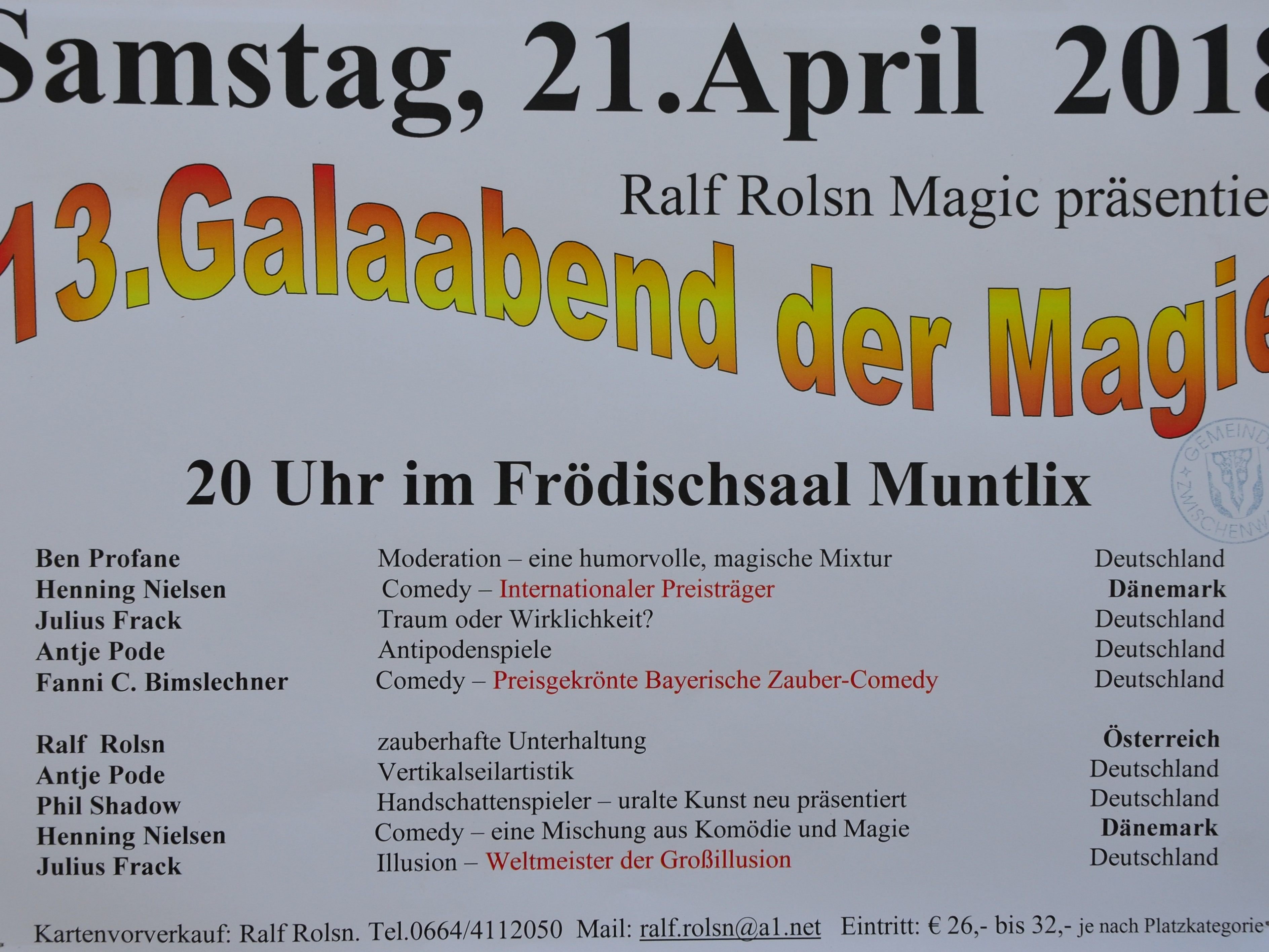 Galaabend der Magie