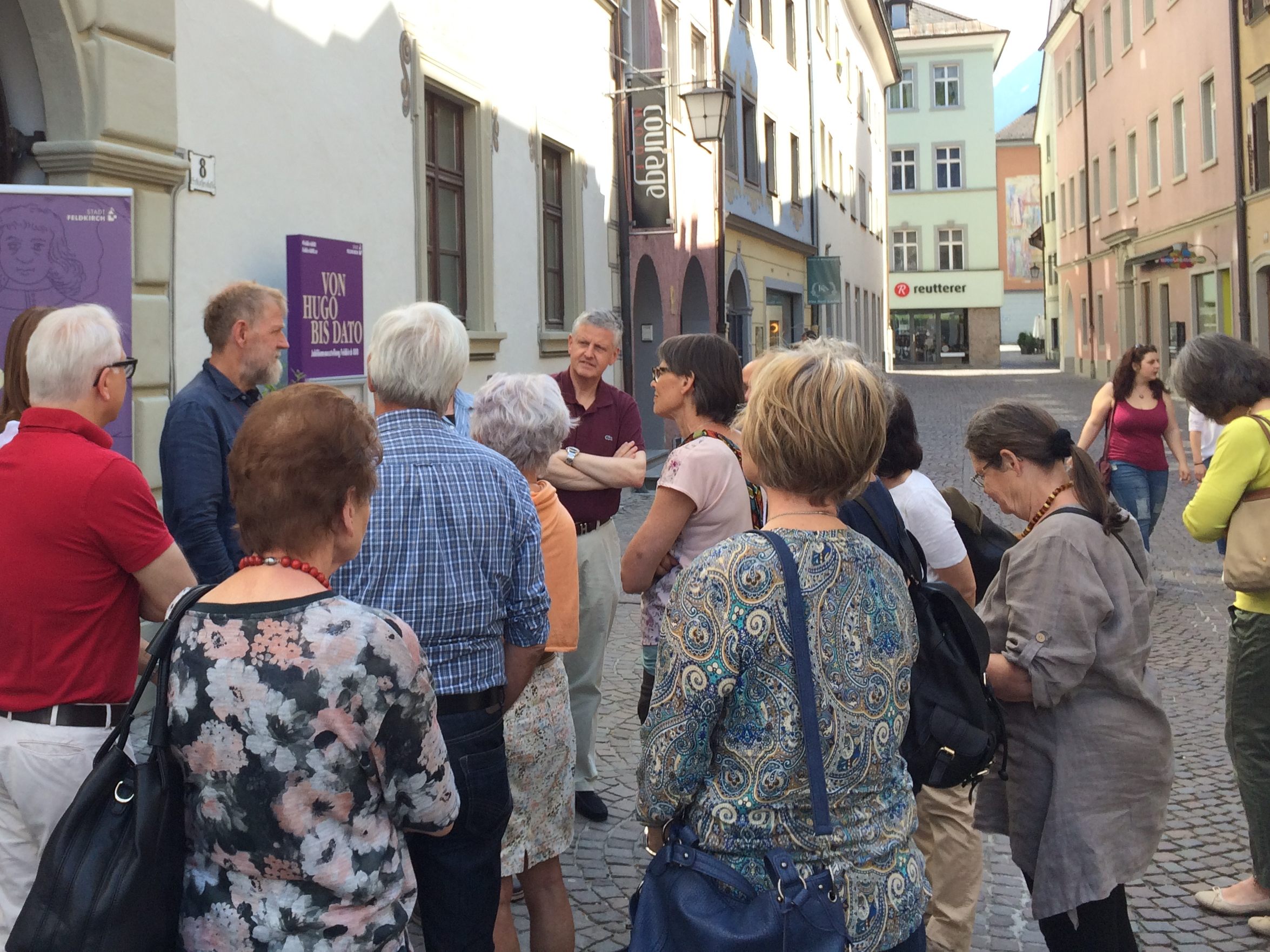 Markus Pastella führte durch die Ausstellung und die Stadt. Markus Pastella führte durch die Ausstellung und die Stadt.