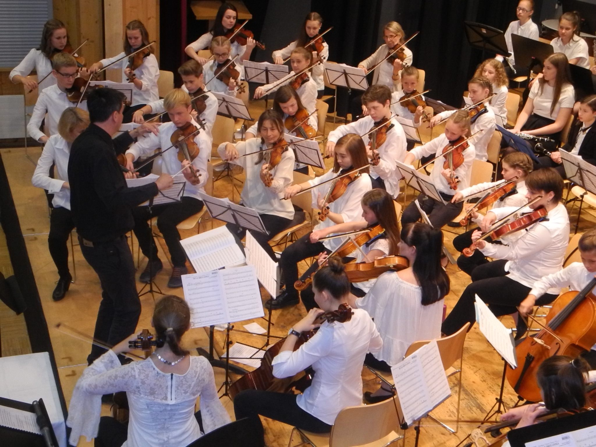 Das Sinfonieorchester Bregenzerwald unter der Leitung von Urban Weigel hat sich intensiv auf das Konzert vorbereitet.