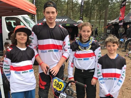 Das Bludenzer BMX-Team in Zolder Das Bludenzer BMX-Team in Zolder