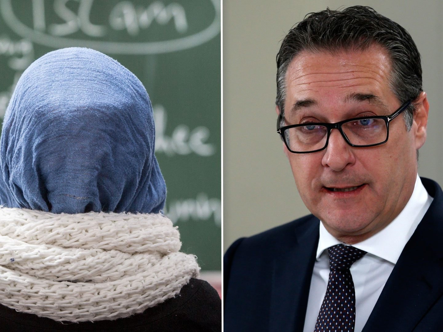 Strache würde das Kopftuchverbot auf Universitäten ausweiten.