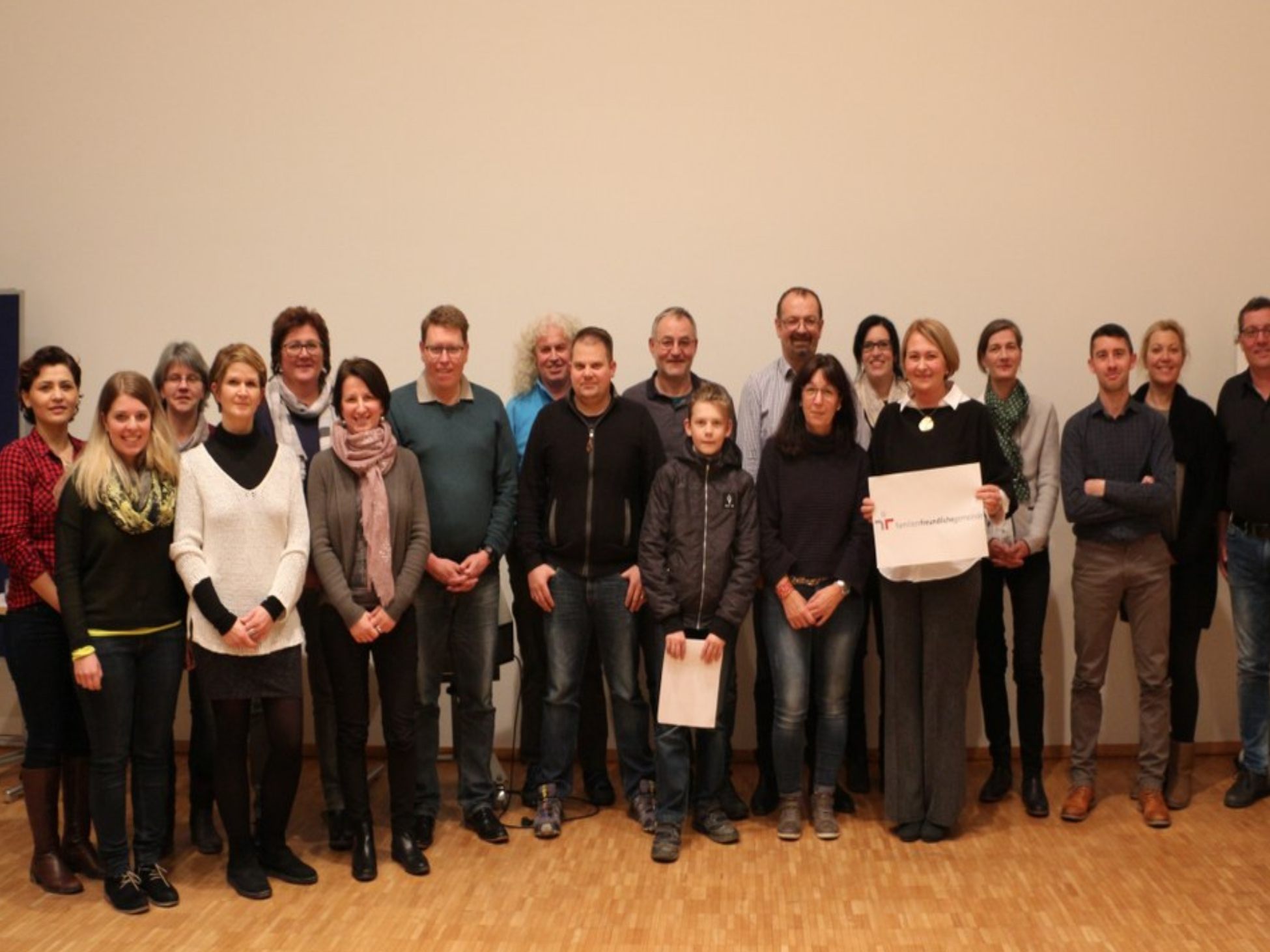 Das Team des Audits "familienfreundlichegemeinde" in äder Das Team des Audits "familienfreundlichegemeinde" in äder