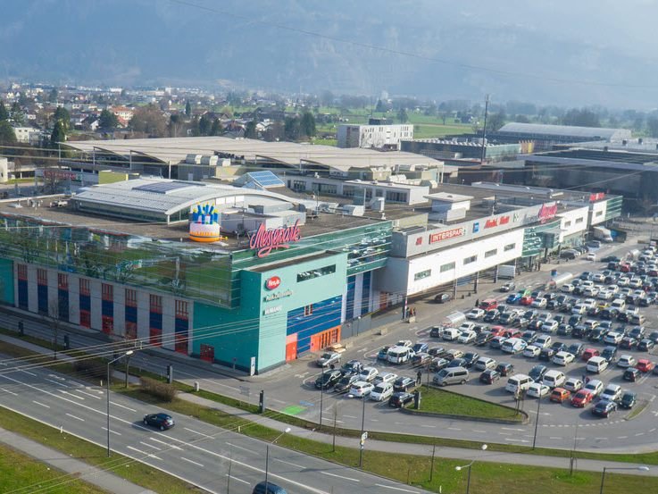 Ganz vorne im Gesamtranking aller Shoppingcenter findet sich der oftmalige Sieger "Messepark" in Dornbirn