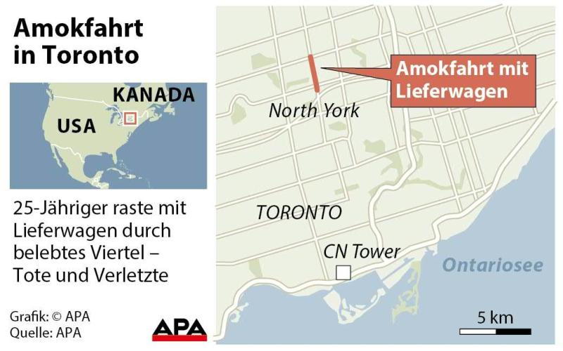 Amokfahrt in Toronto Amokfahrt in Toronto