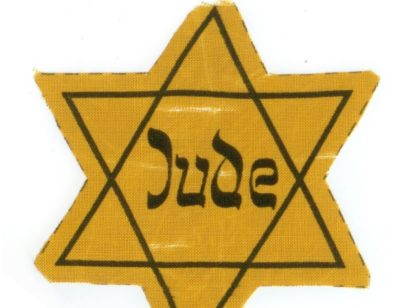 Die Besucher können sich entscheiden: Hakenkreuz oder Judenstern?