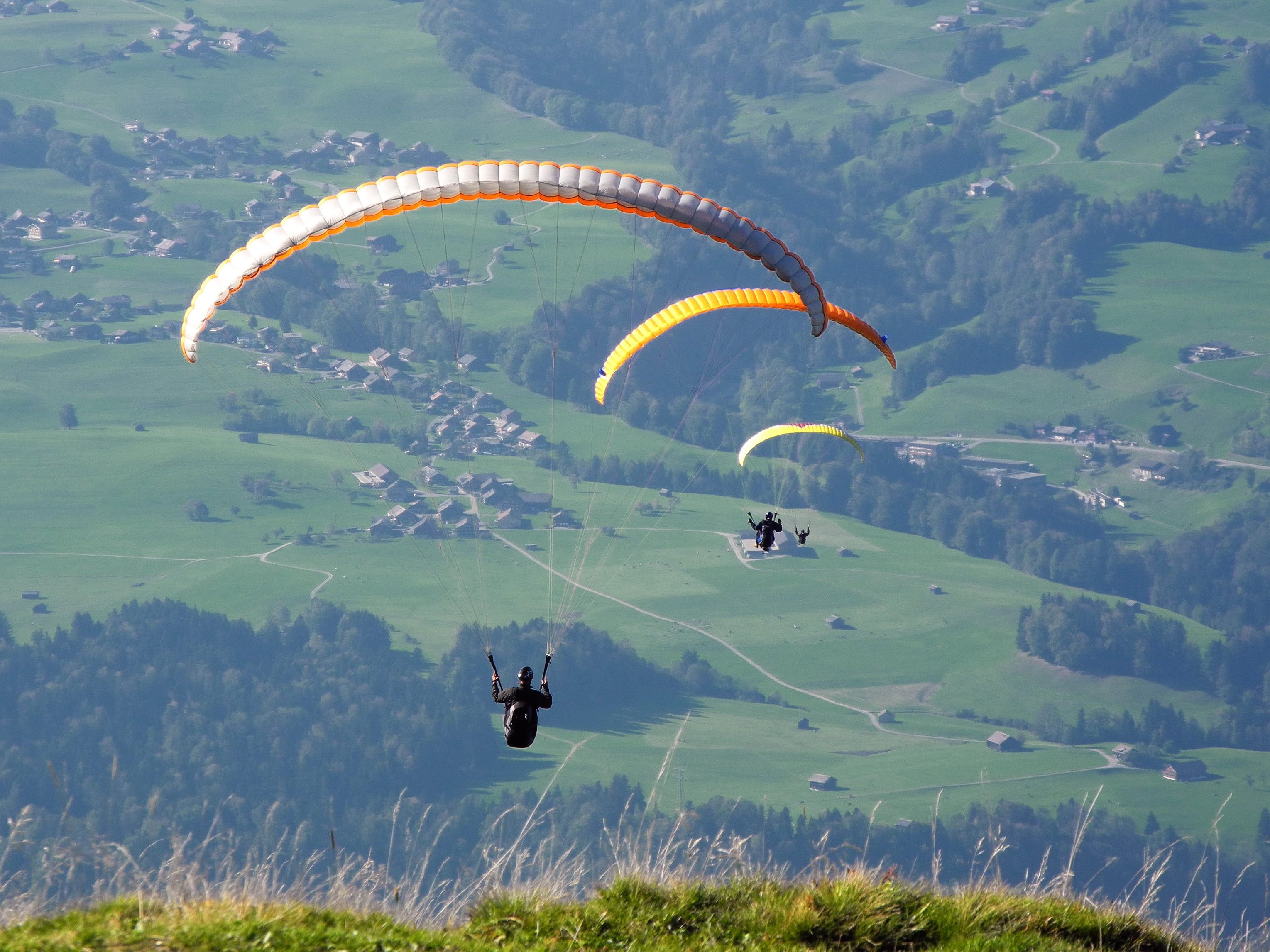Der Paragleiter verletzte sich schwer./Symbolbild