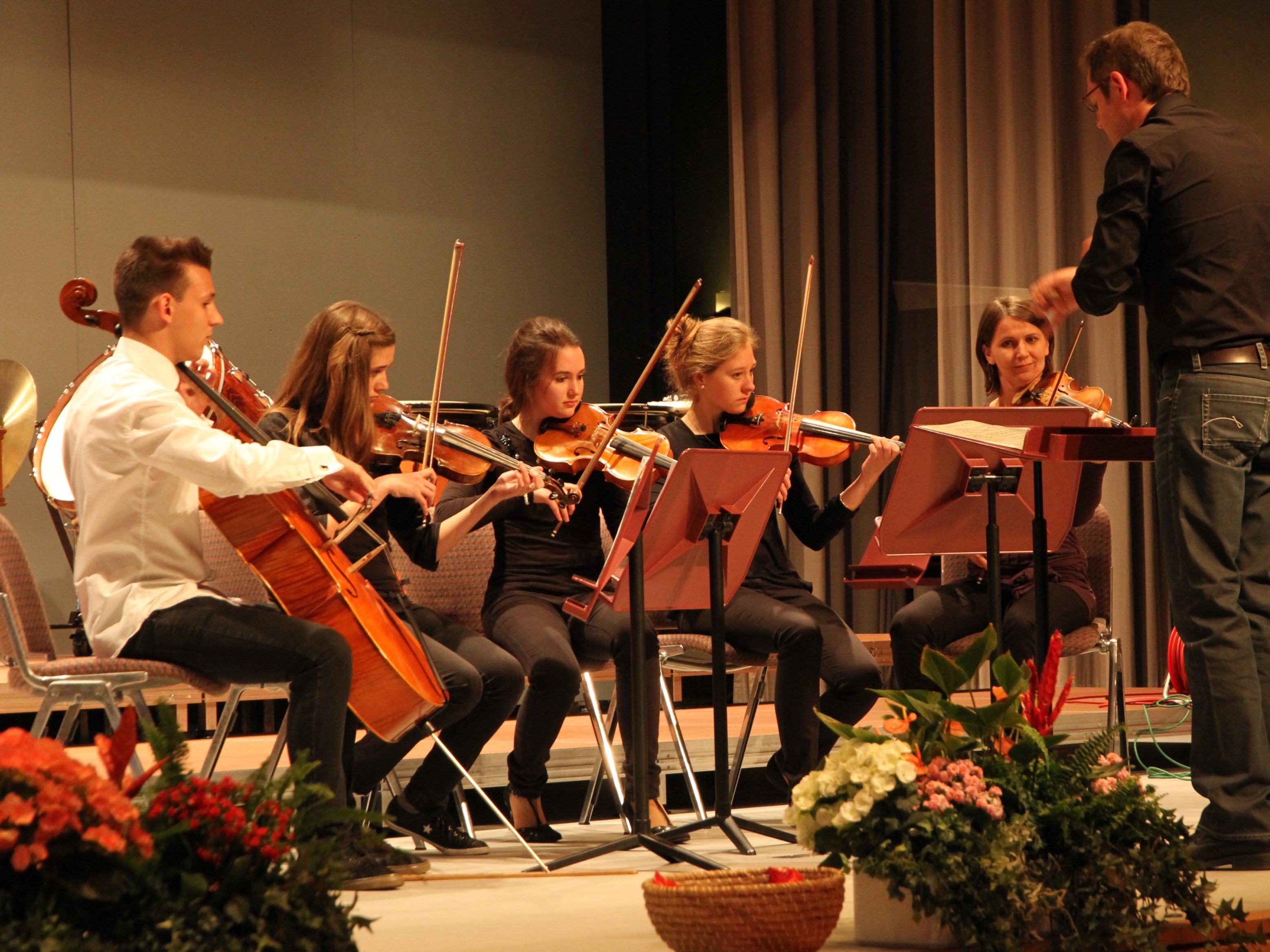 Landeshauptmann Markus Wallner gratulierte der Musikschule Walgau zum 40. Jubiläum.
