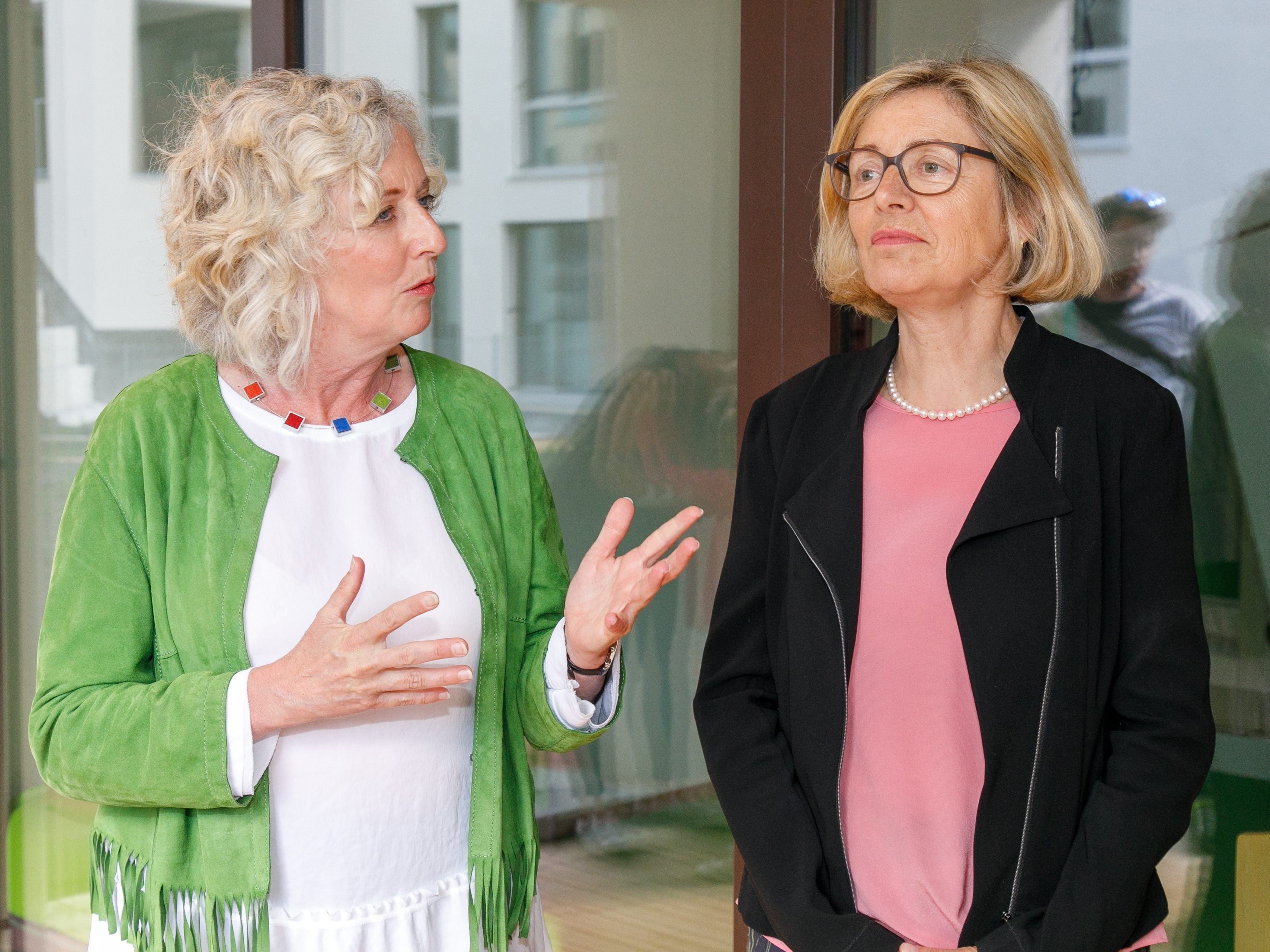 Soziallandesrätin Katharina Wiesflecker bei der Neueröffnung der Kleinkindbetreuung Stadtwichtel in Bludenz. Soziallandesrätin Katharina Wiesflecker bei der Neueröffnung der Kleinkindbetreuung Stadtwichtel in Bludenz.