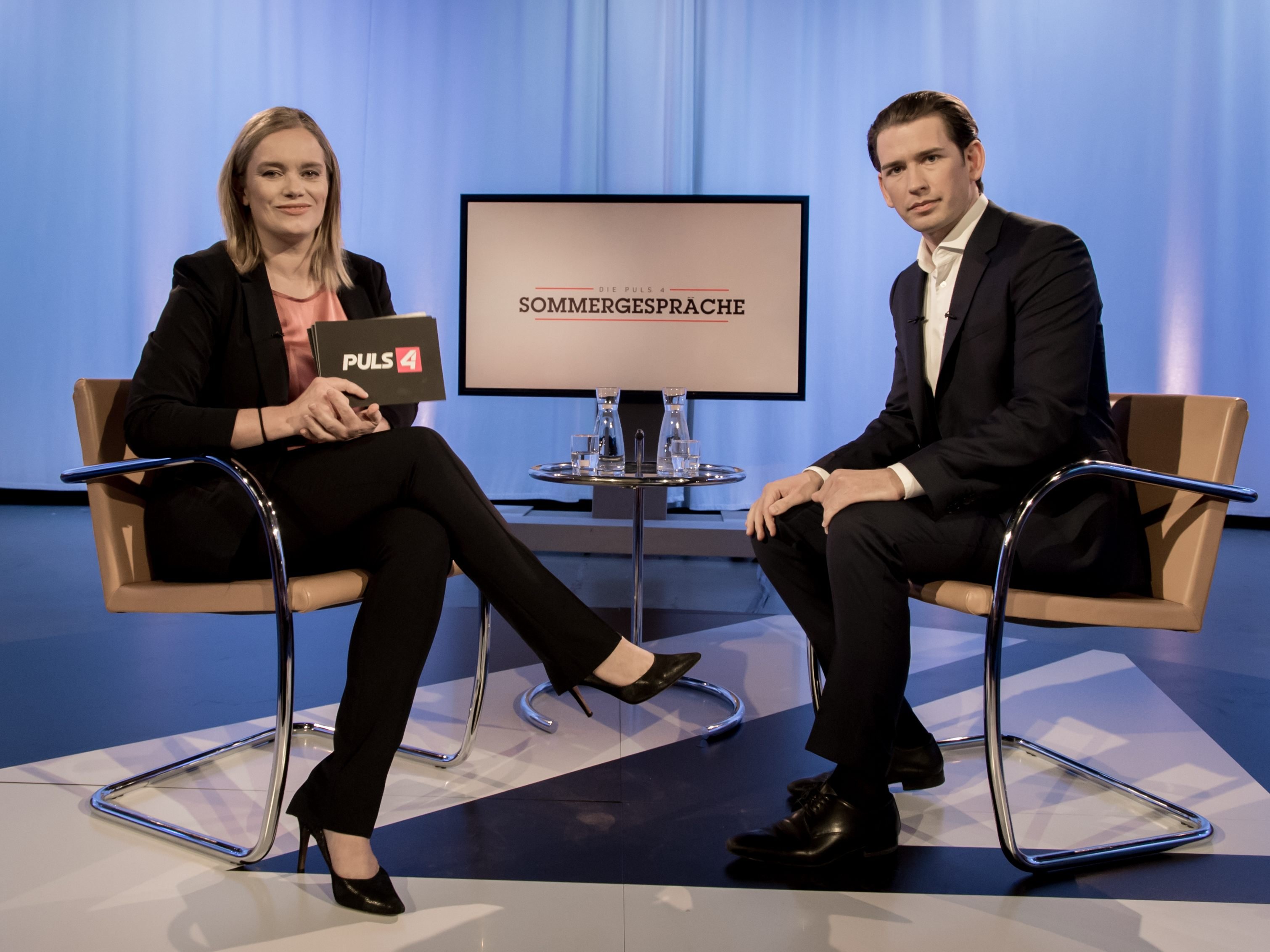 Bundeskanzler Sebastian Kurz im Sommergespräch.