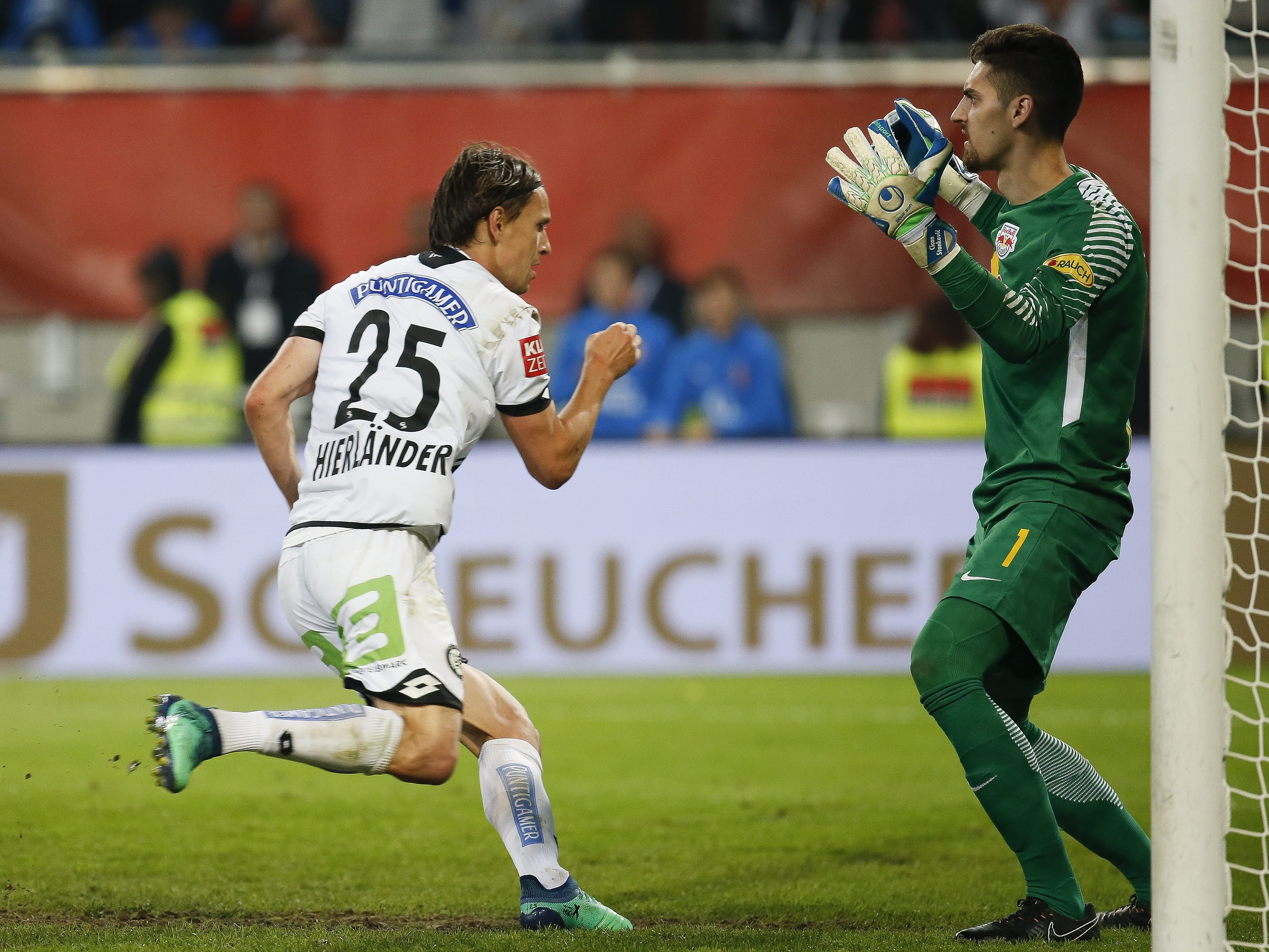 Stefan Hierländer sorgte mit seinem Treffer in der 112. Minute für die Entscheidung. Stefan Hierländer sorgte mit seinem Treffer in der 112. Minute für die Entscheidung.
