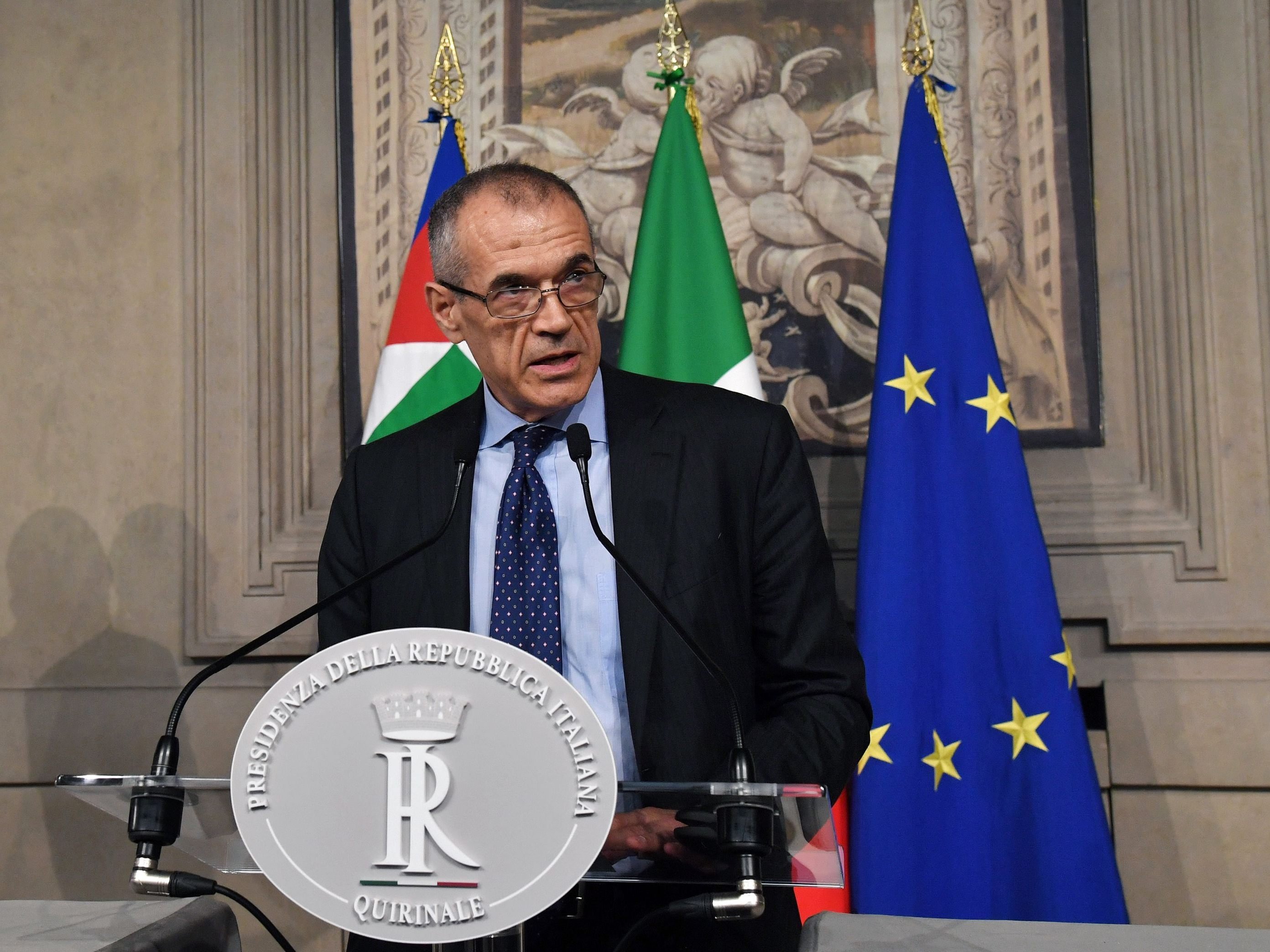 Carlo Cottarelli soll eine Experten-Regierung für Italien aufstellen.