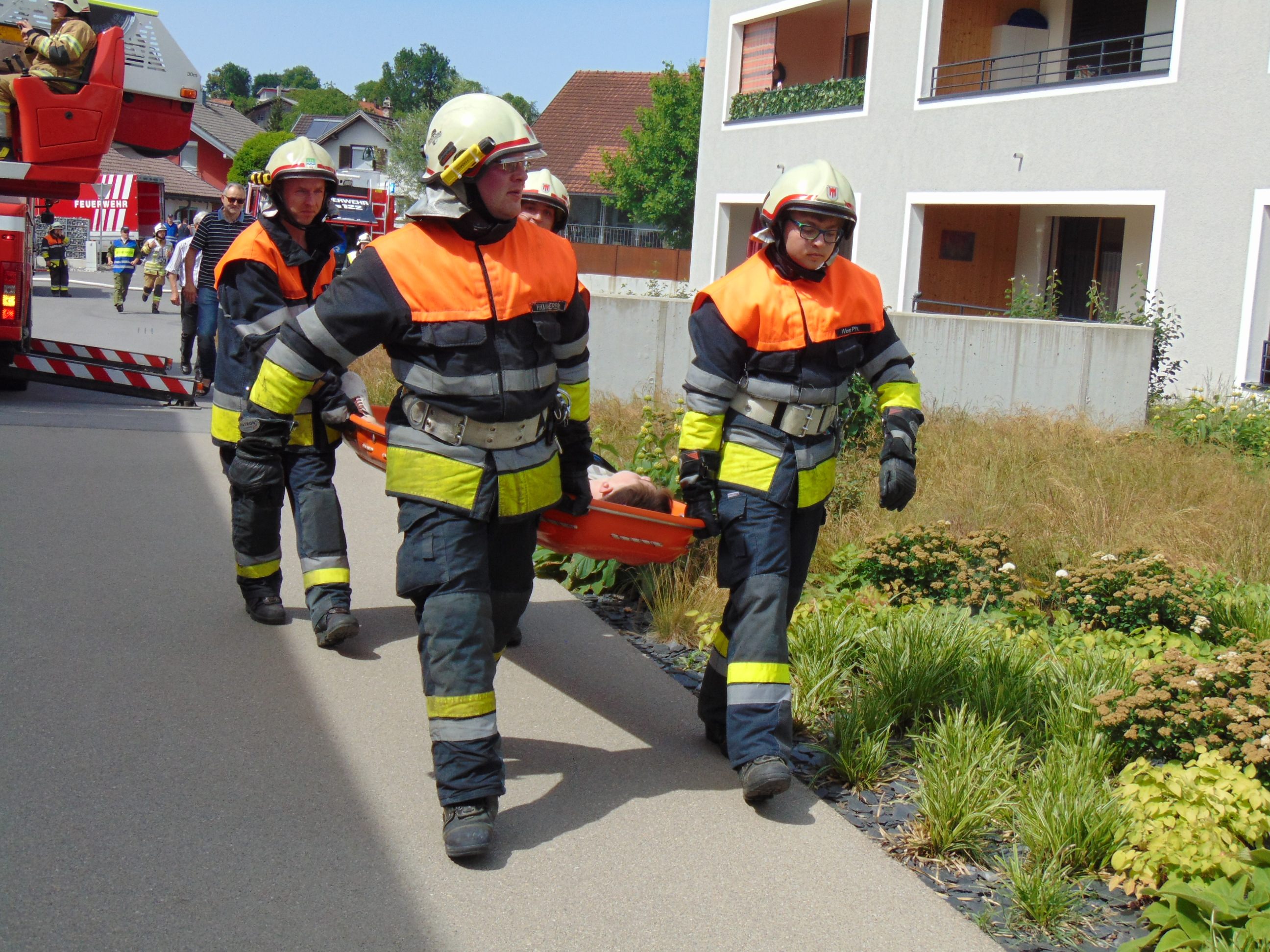Die Feuerwehren der Region übten den Ernstfall