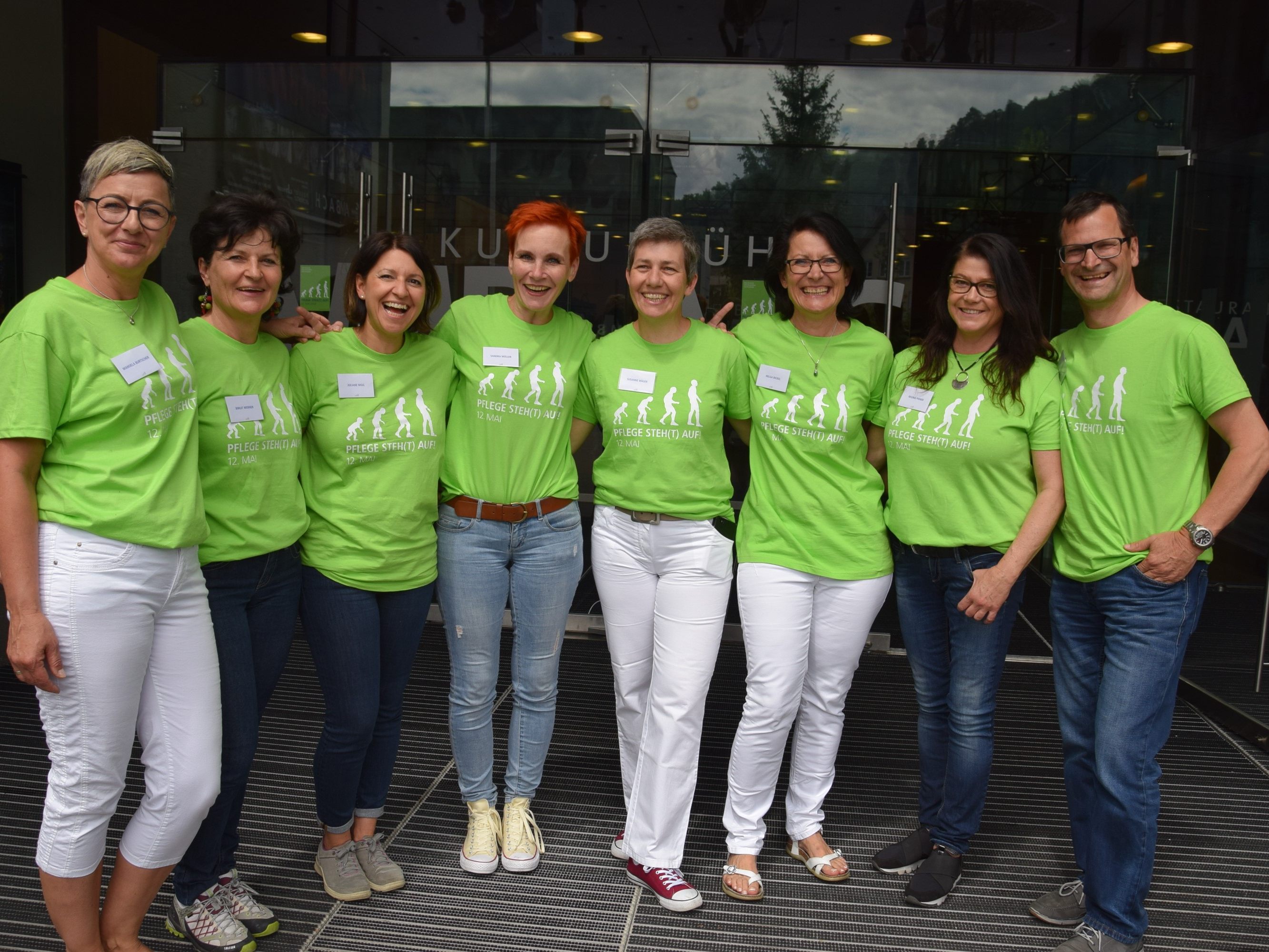 Das achtköpfige Organisationsteam rund um Sandra Müller Das achtköpfige Organisationsteam rund um Sandra Müller