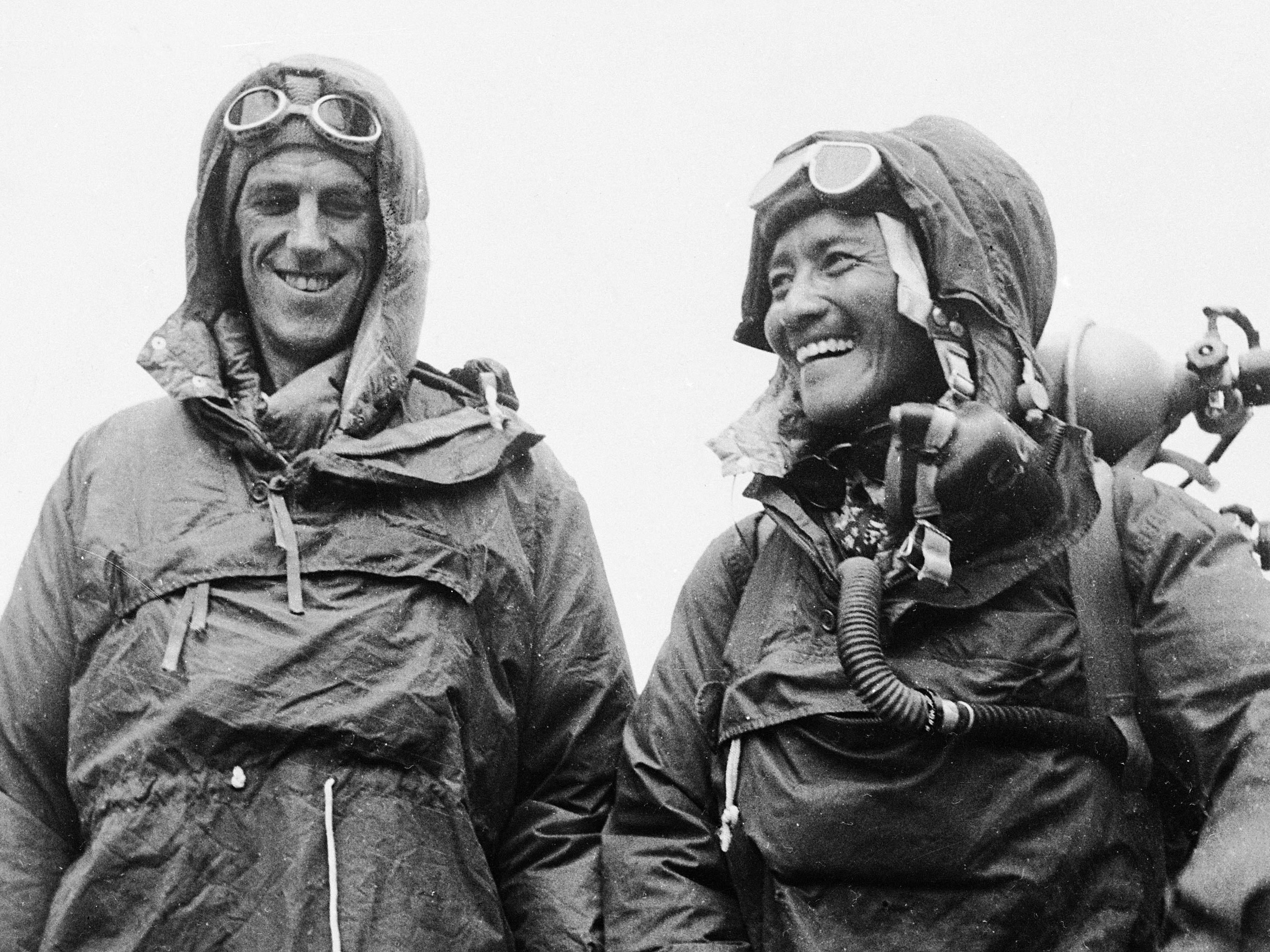Sir Edmund Hillary und Sardar Tenzing Norgay. Sir Edmund Hillary und Sardar Tenzing Norgay.