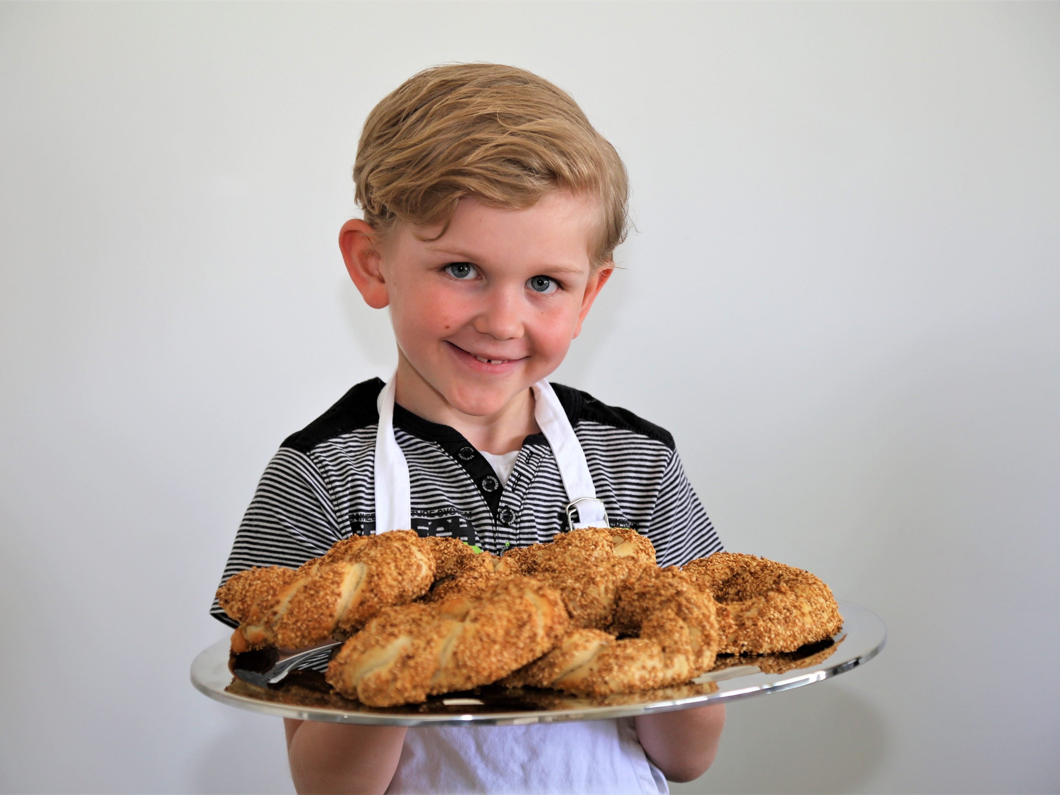 Die leckeren Simit von Jason Durell wurden noch warm verputzt. Die leckeren Simit von Jason Durell wurden noch warm verputzt.