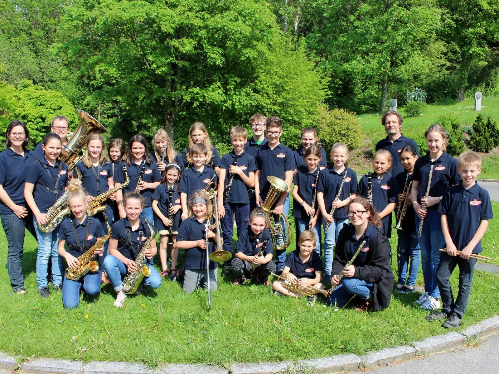 Das war eine gute Idee: Die „Jungmusik Lochau“ begeisterte mit einem konzertanten Auftritt die Bewohner im Pflegeheim Jesuheim in Oberlochau