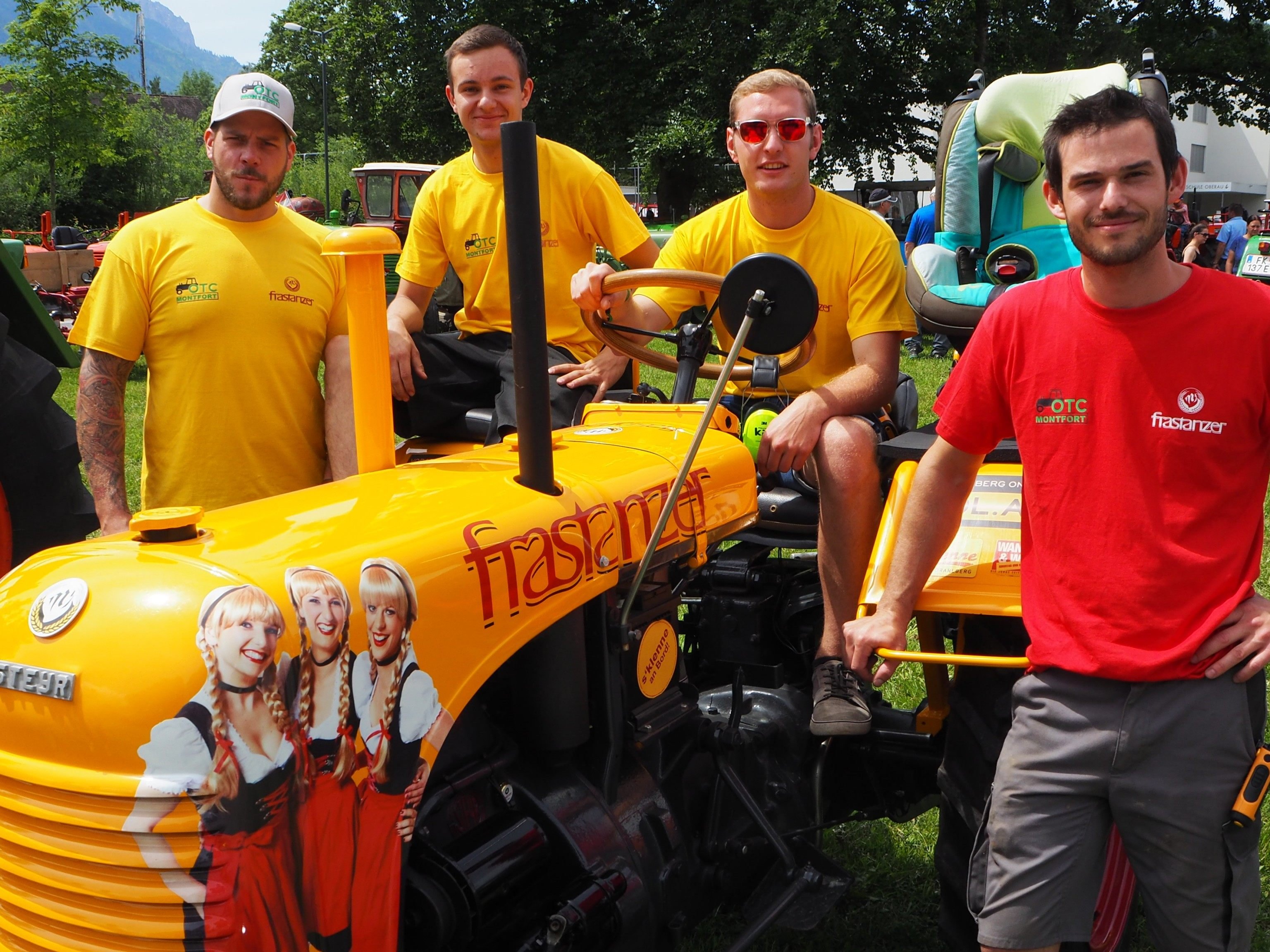 Stephan, Christoph, Marco und Obmann Simon