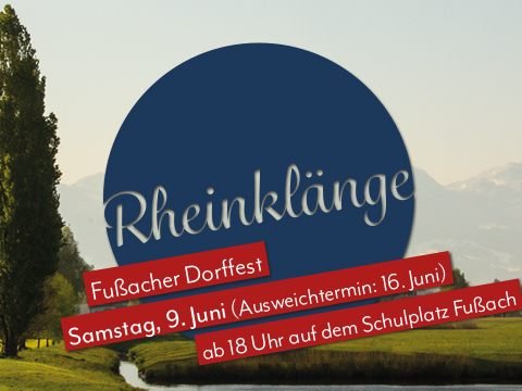 Der Musikverein Fußach lädt zum zweiten Dorffest ein