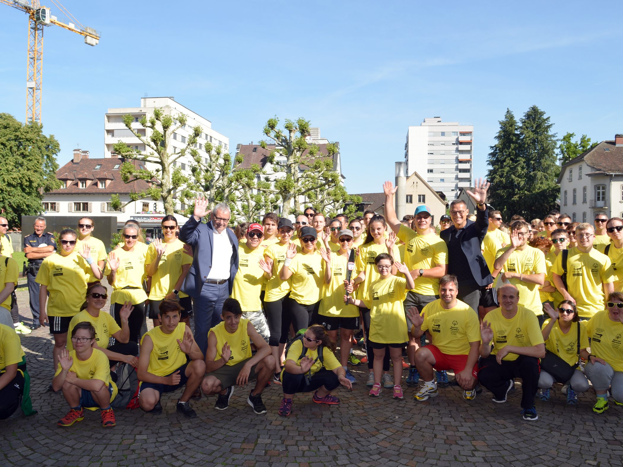 Fackellauf "Flamme der Hoffnung" von Bregenz nach Bludenz Fackellauf "Flamme der Hoffnung" von Bregenz nach Bludenz