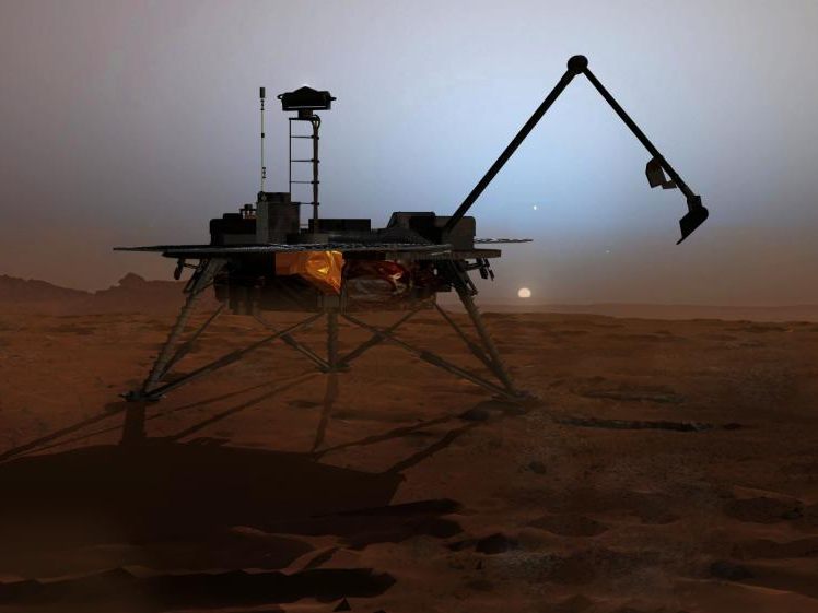 US-Raumsonde "Phoenix" landet auf dem Mars US-Raumsonde "Phoenix" landet auf dem Mars