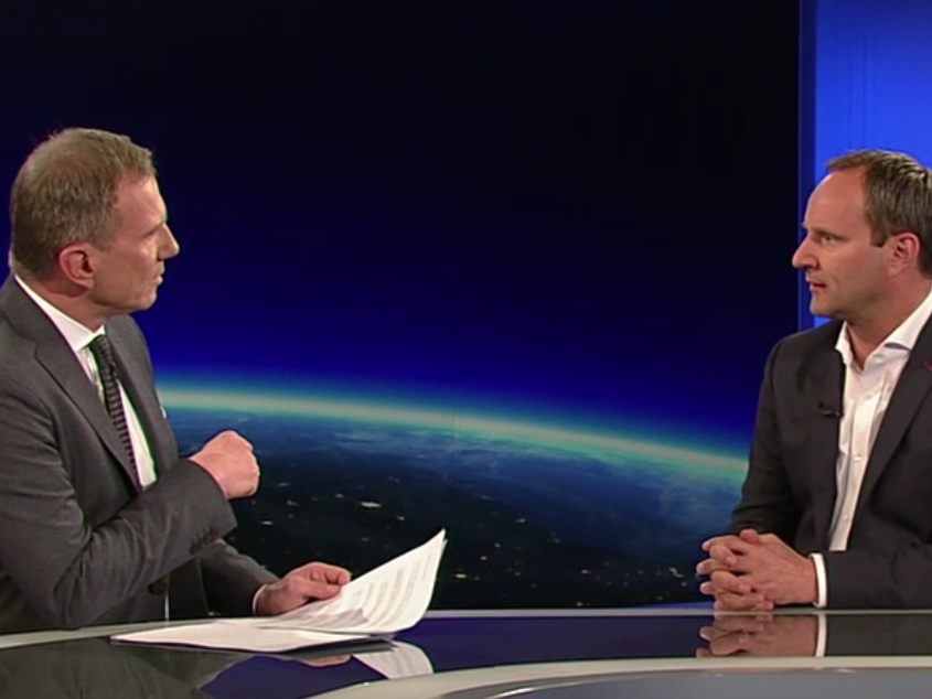 Matthias Strolz war nach seinem Rücktritt zu Gast bei Armin Wolf.