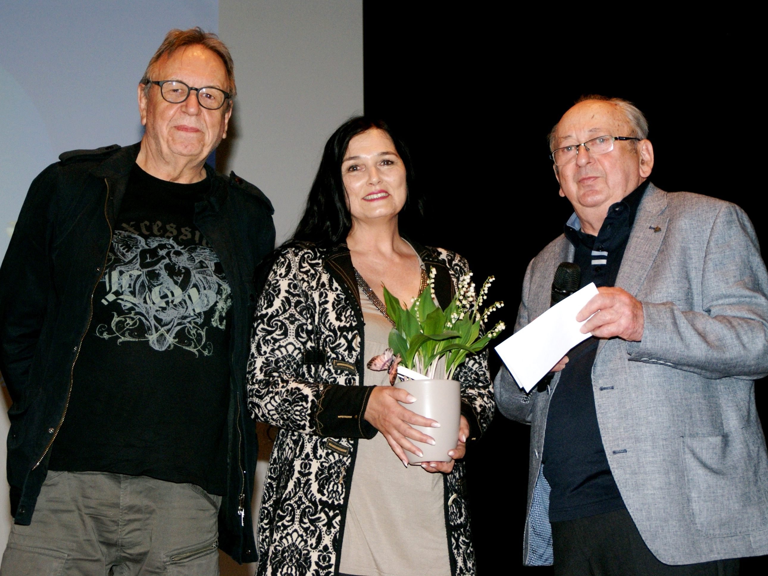 Ulrich Gabriel, Rosie Mußner und Adolf Vallaster Ulrich Gabriel, Rosie Mußner und Adolf Vallaster