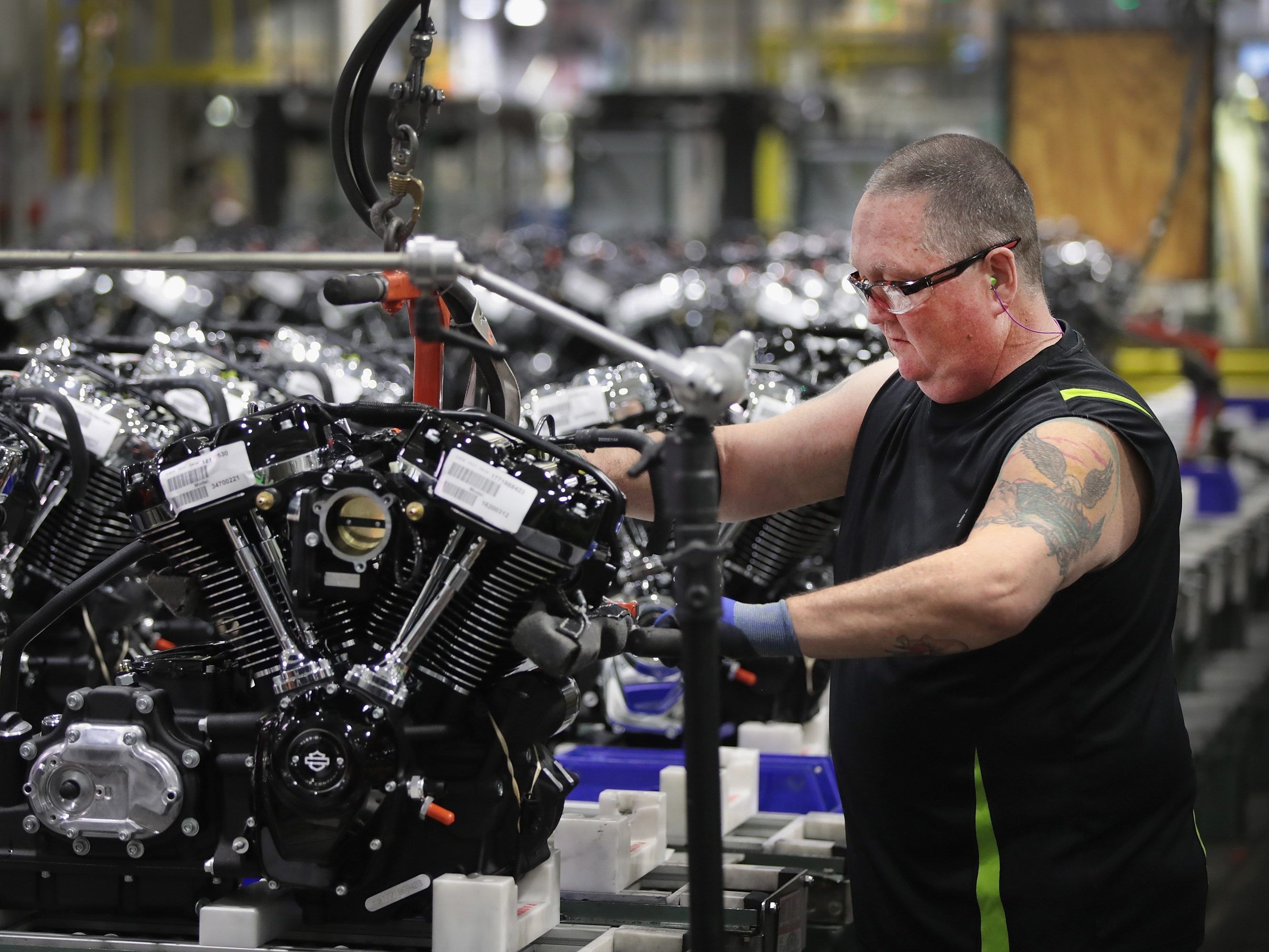 Die EU plant Zölle auch auf Harley-Davidson-Motorräder. Die EU plant Zölle auch auf Harley-Davidson-Motorräder.