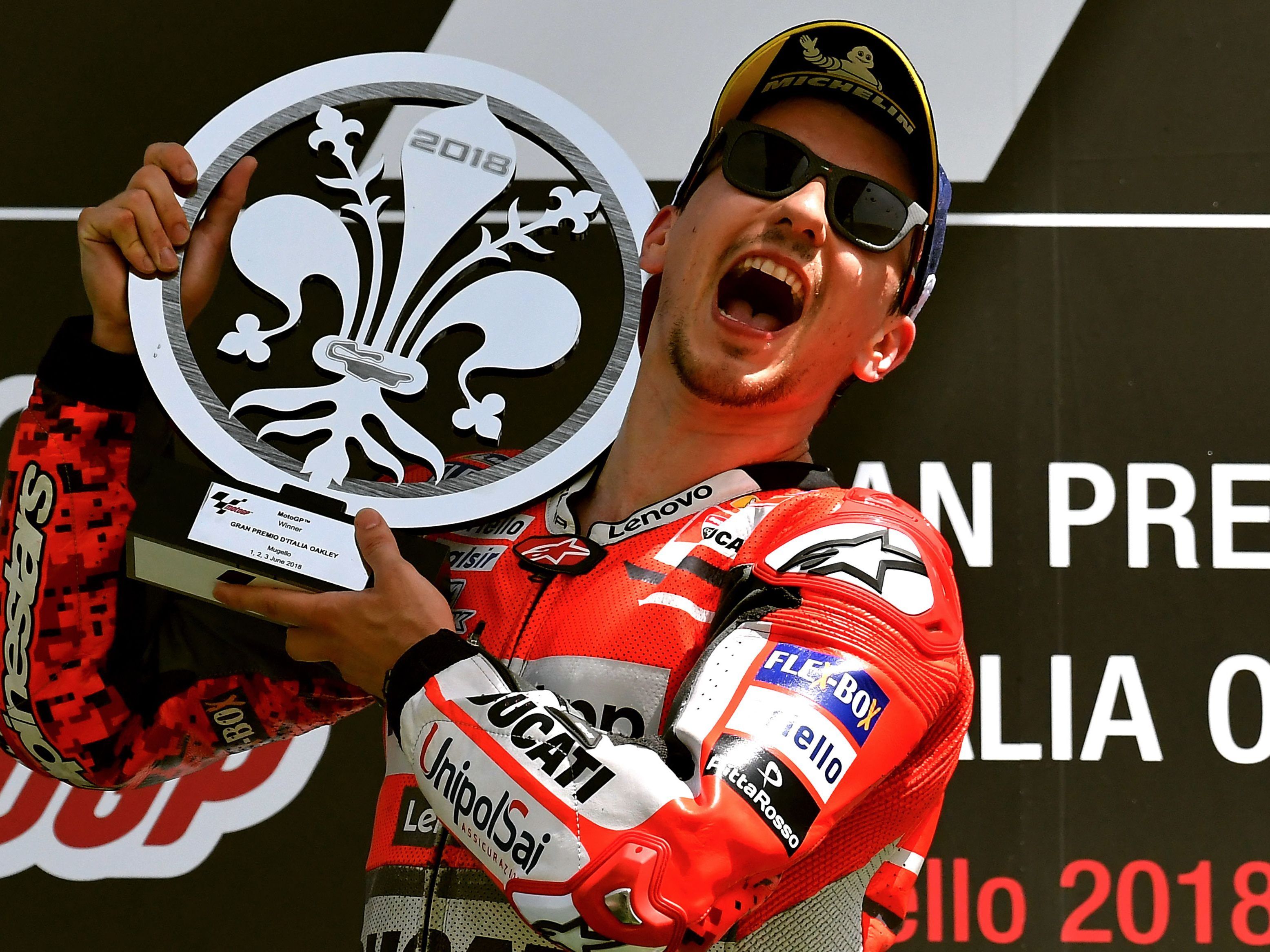 Jorge Lorenzo feierte seinen ersten Saisonsieg. Jorge Lorenzo feierte seinen ersten Saisonsieg.