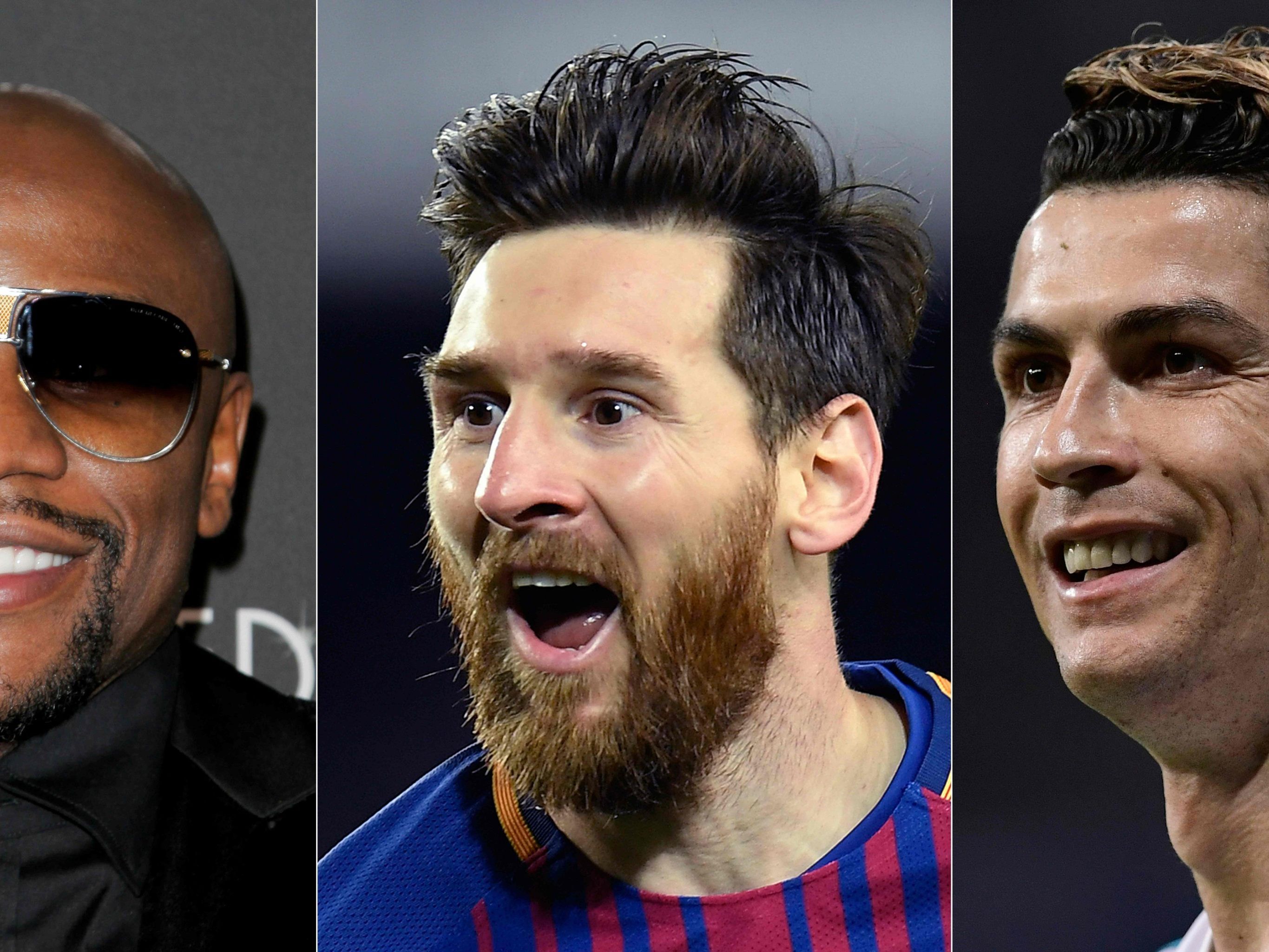 Die drei bestverdienenden Sportler 2017. Die drei bestverdienenden Sportler 2017.