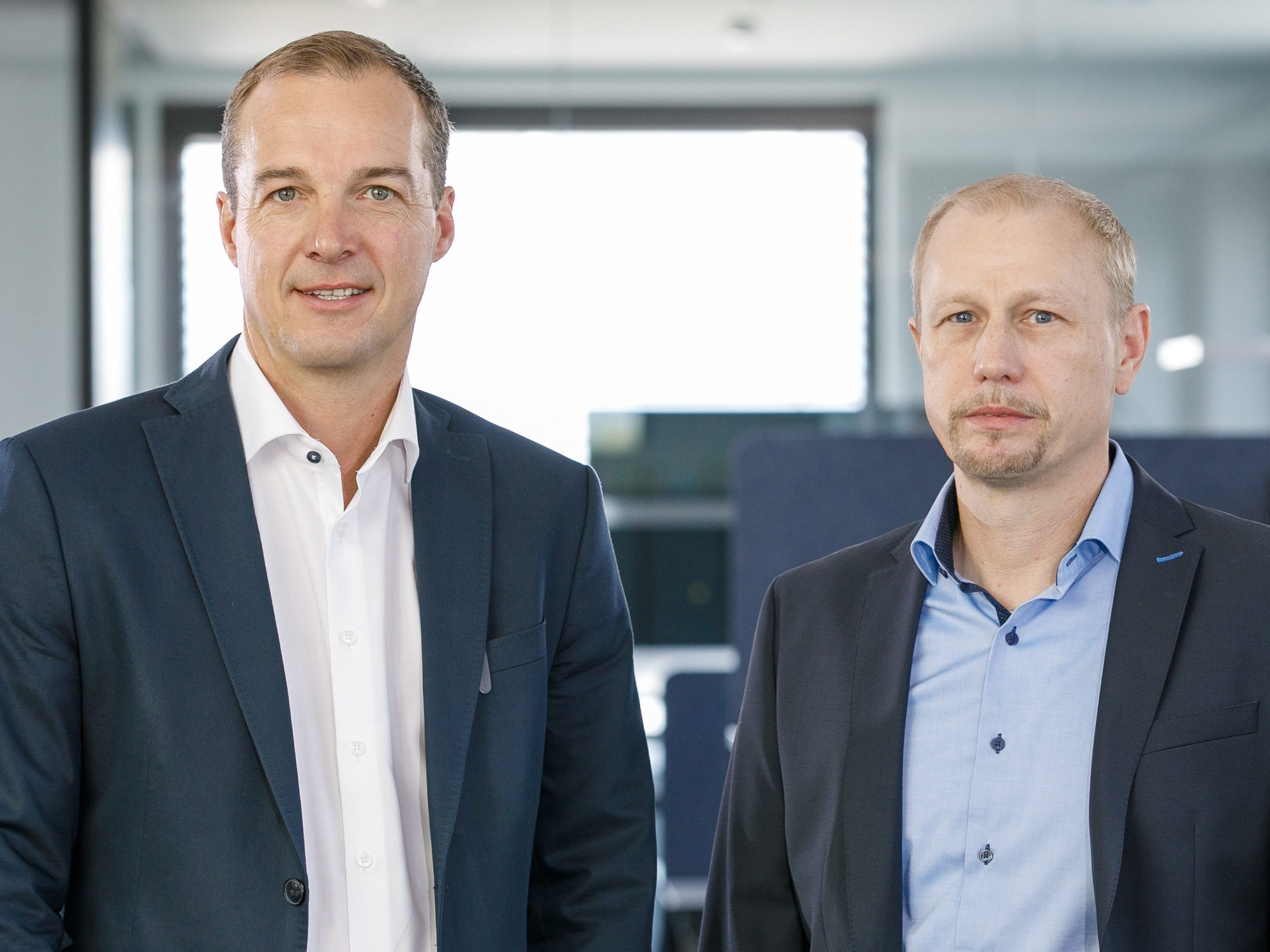 Die neuen Vorstandsmitglieder Chief Technology Officer Klaus Allgäuer (rechts) und Chief Operations Officer Walter Ritzer ergänzen das ALPLA Board. Die neuen Vorstandsmitglieder Chief Technology Officer Klaus Allgäuer (rechts) und Chief Operations Officer Walter Ritzer ergänzen das ALPLA Board.