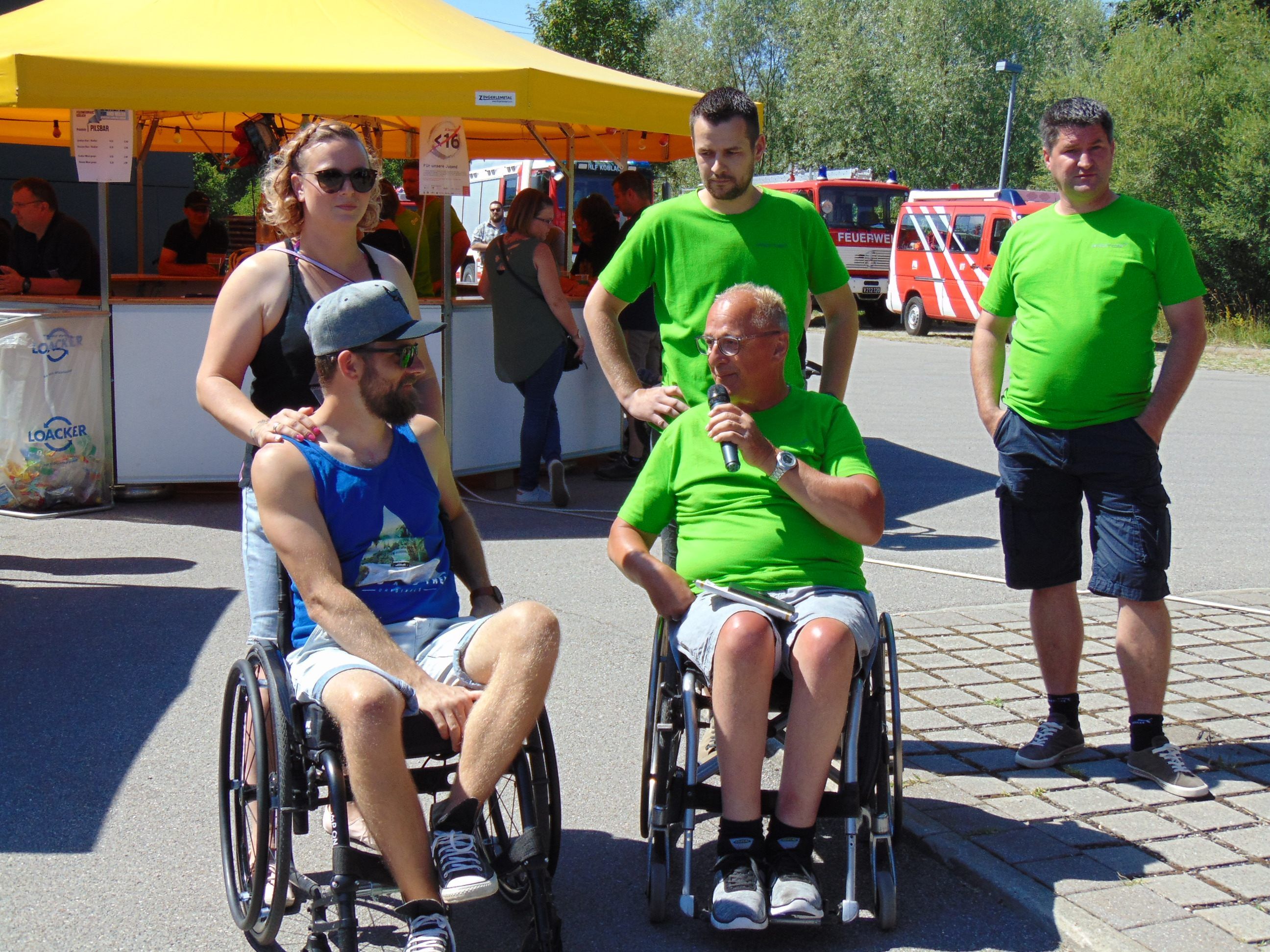 Die Organisatoren rund um Hubert Kilga mit Andi Müller und seiner Frau