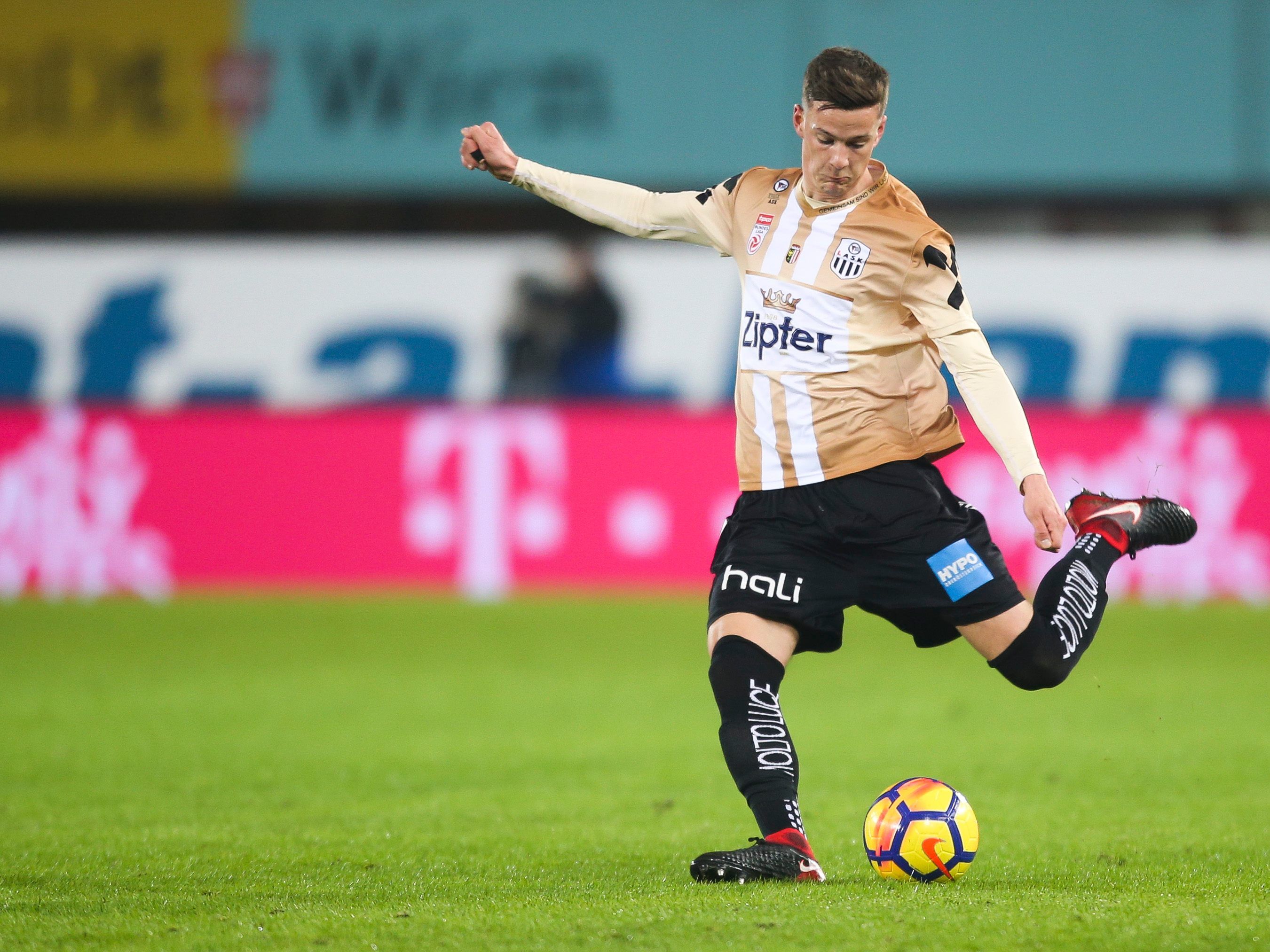 Altach leiht sich für ein Jahr Felix Luckeneder (LASK) aus.